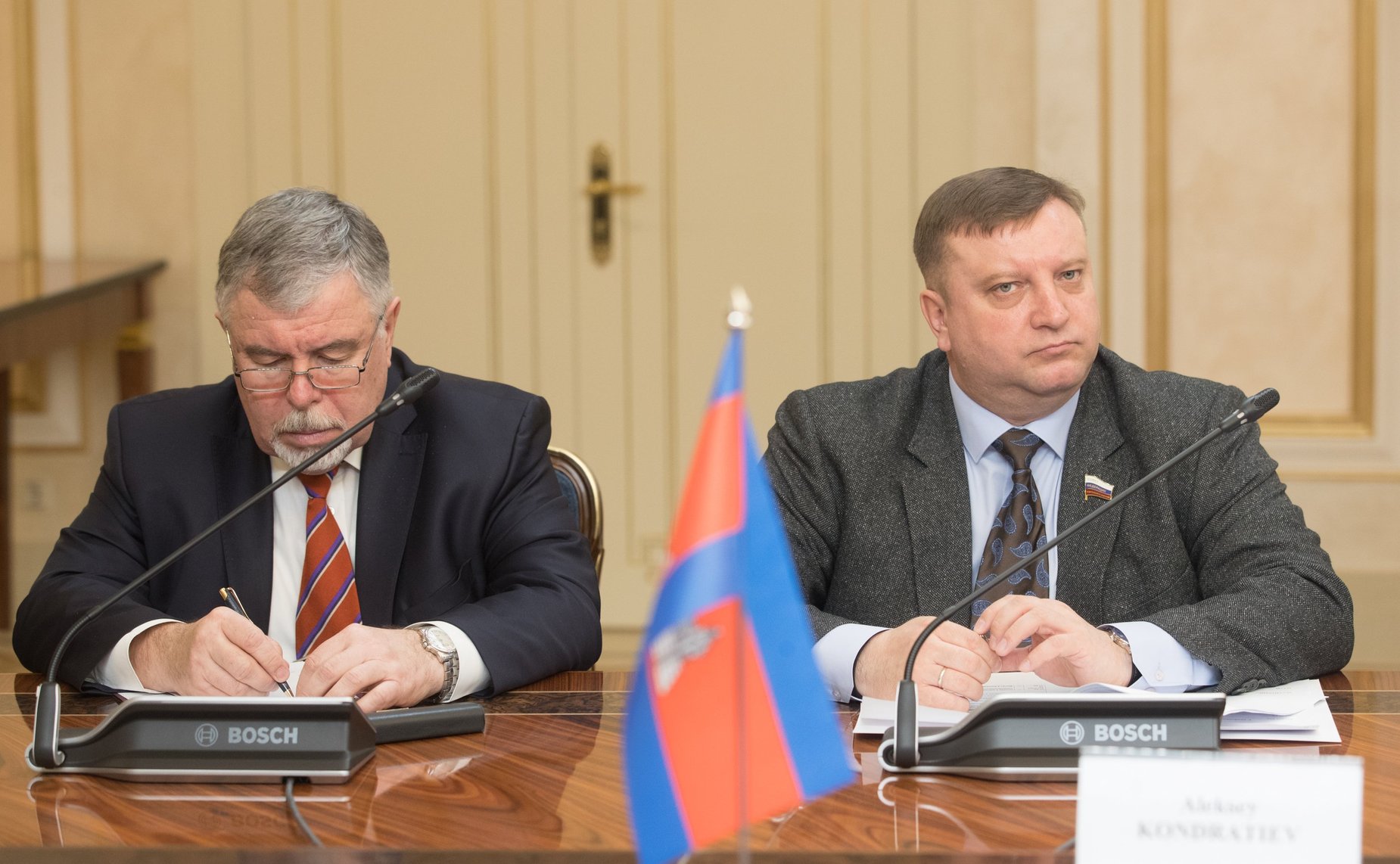 Встреча К. Косачева с международными наблюдателями