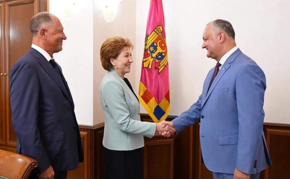 Встреча с Президентом Республики Молдовы Игорем Додоном