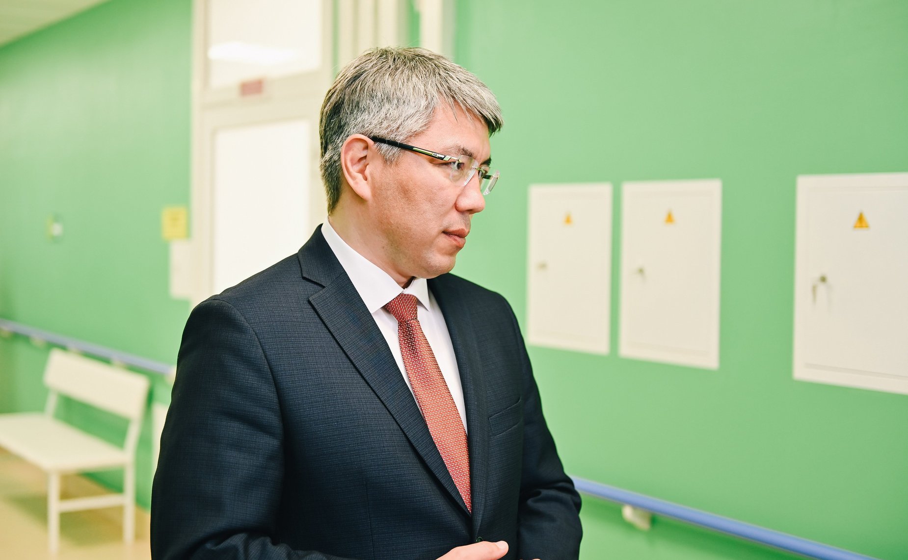 Церемония открытия новой поликлиники в Тарбагатайском районе