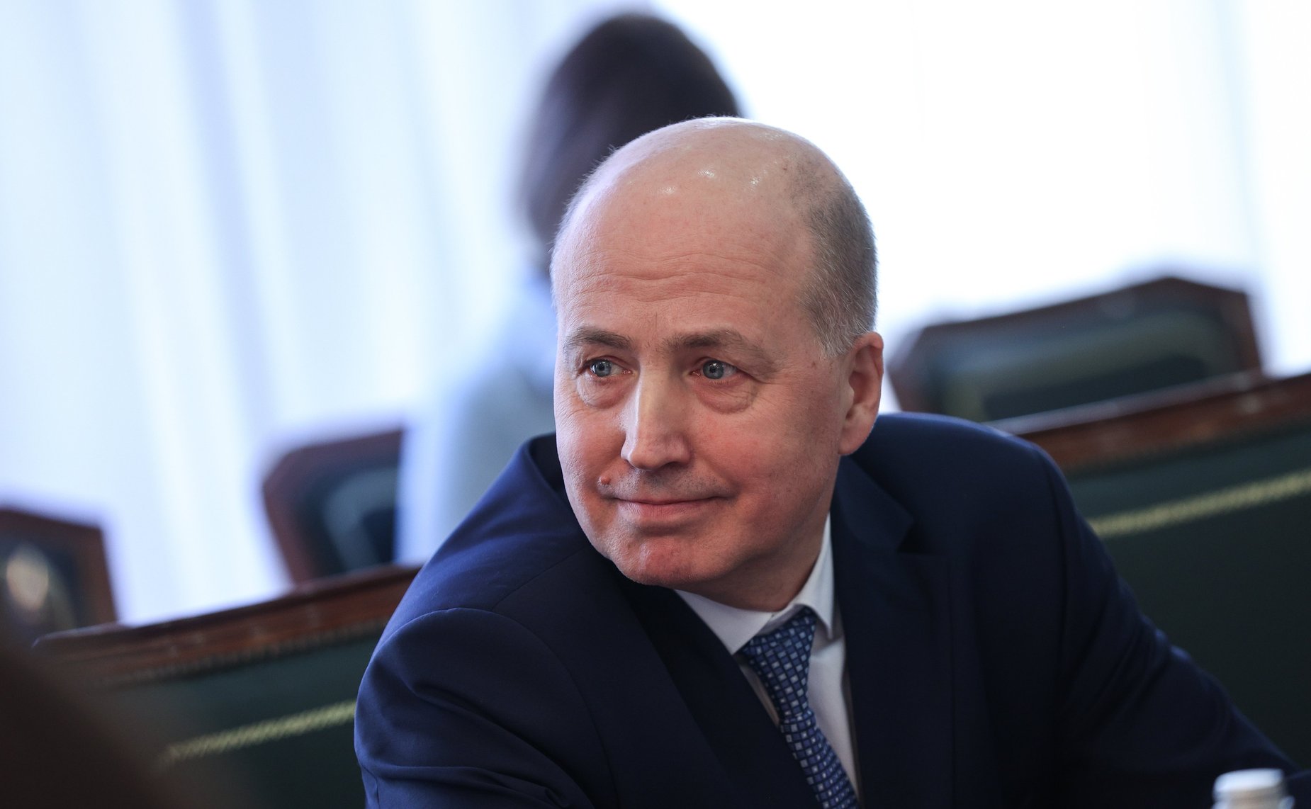Заместитель Председателя Совета Федерации Константин Косачев провел встречу с группой международных наблюдателей на выборах Президента Российской Федерации от Парламентской Ассамблеи Организации Договора о коллективной безопасности (ПА ОДКБ)