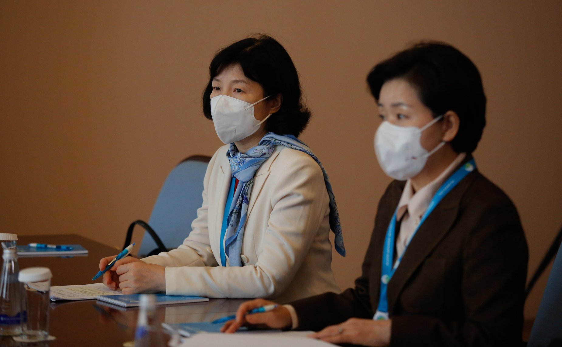 Встреча председателя Комитета СФ по международным делам Григория Карасина с членом Национального собрания Республики Корея, руководителем исследовательского центра «За демократию и процветание государства» Ин Чже Гын