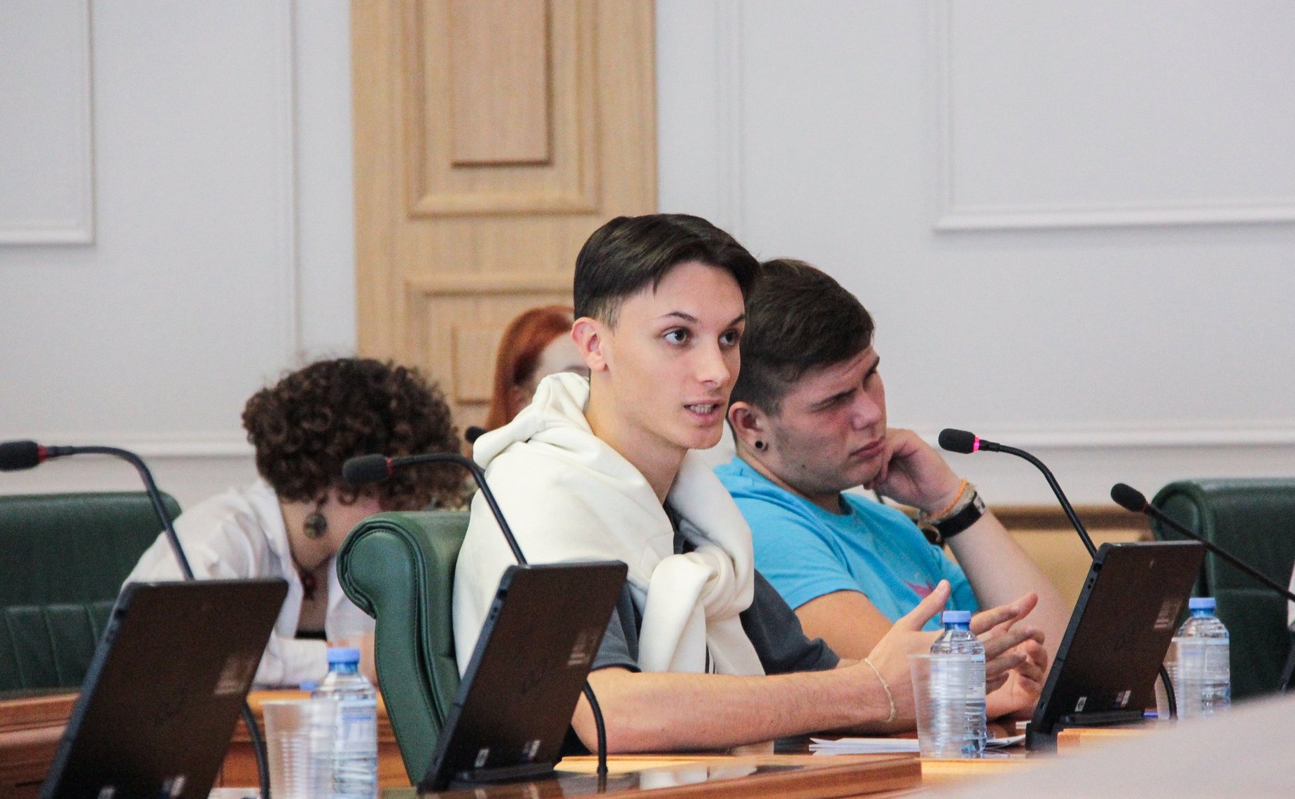 Встреча заместителя председателя Комитета СФ по международным делам Фарита Мухаметшина с детьми-победителями международного проекта «Территория успеха: Пегас»