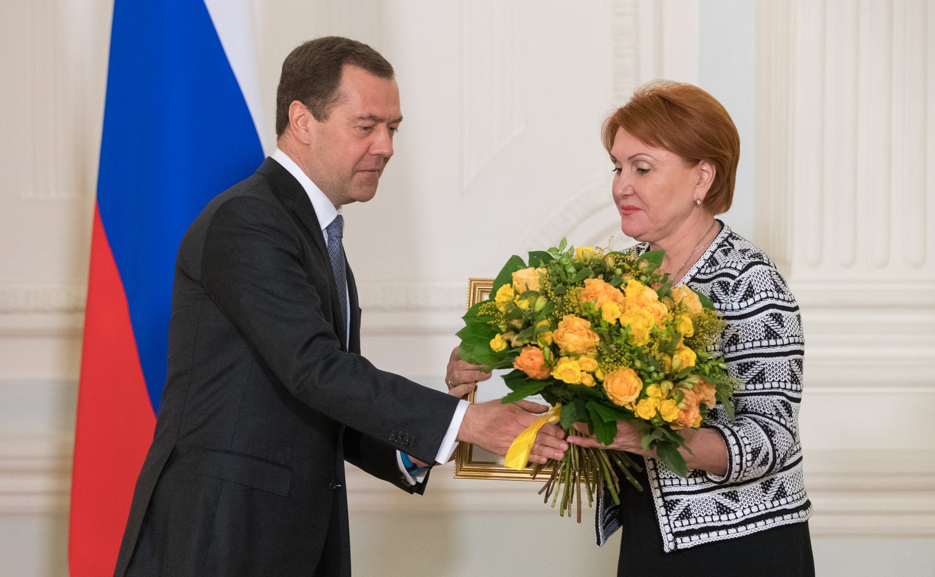 Д. Медведев и Н. Болтенко