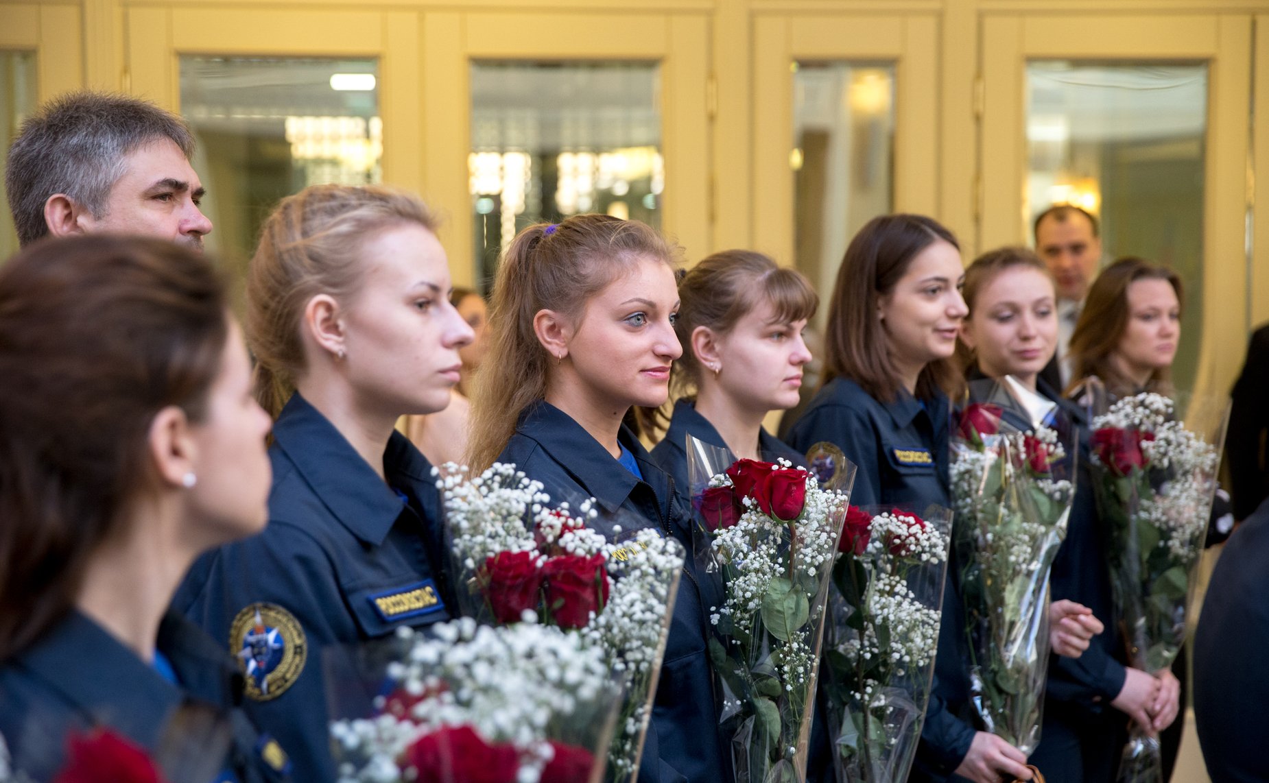 Торжественная церемония награждения российских городов-героев памятными 