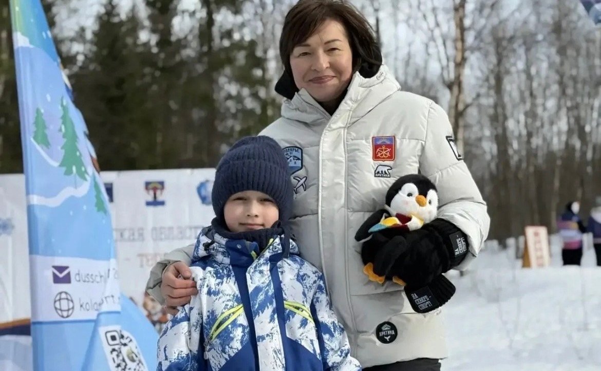 В Мурманской области состоялись ежегодные соревнования по лыжным гонкам «Кольский пингвиненок»