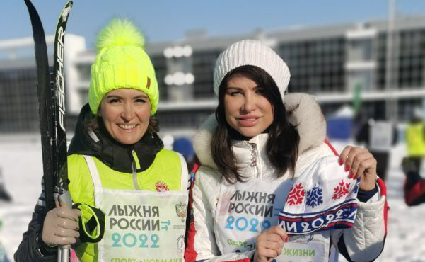 Маргарита Павлова приняла участие во всероссийских массовых соревнованиях «Лыжня России — 2022»