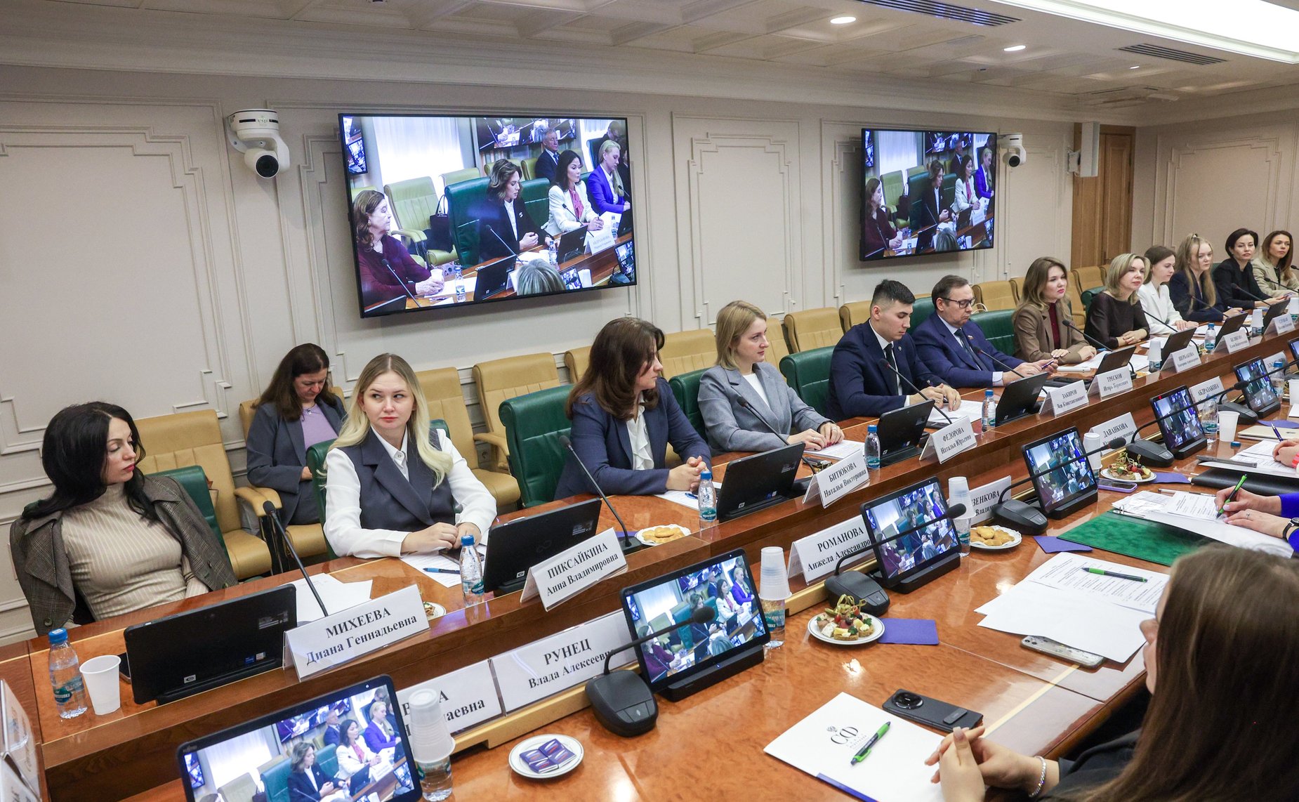 Заседание Палаты молодых законодателей при Совете Федерации