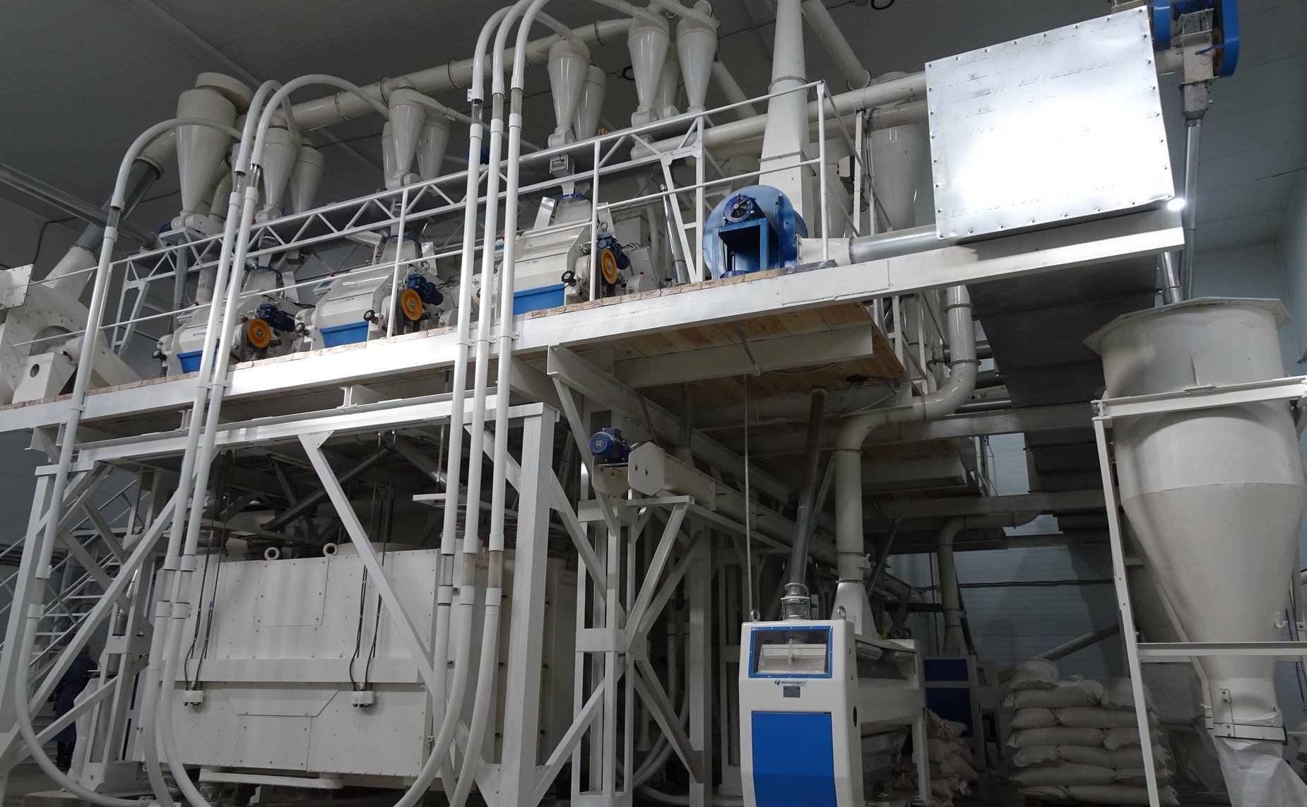 Открытие мукомольного производства в селе Кузнецовка Братского района