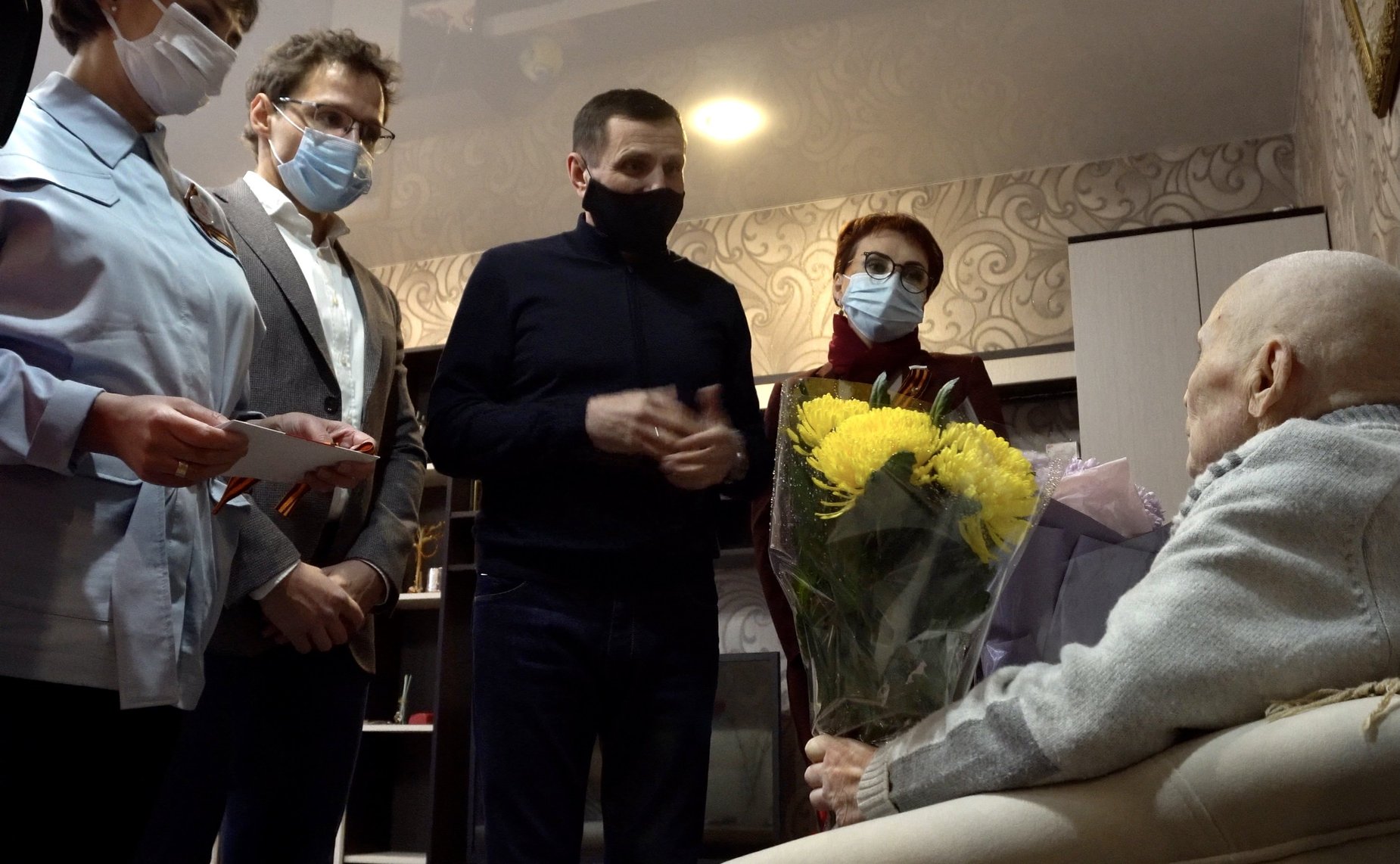 Татьяна Кусайко поздравила участников Великой Отечественной войны с Днём Победы