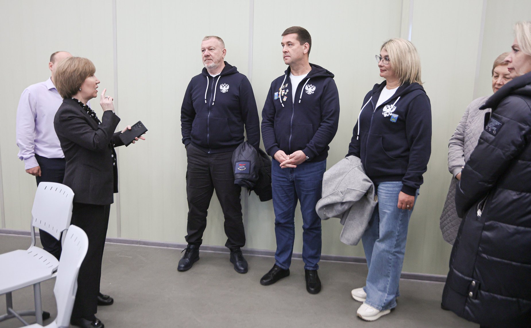 Сенаторы РФ посетили учебно-лабораторный корпус Псковского ГУ