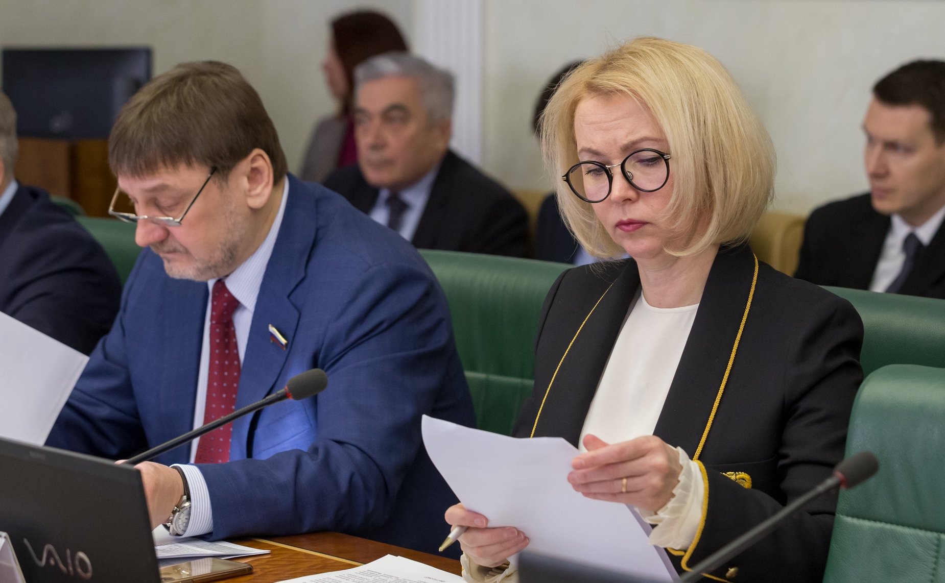 Владимир Лебедев и Ирина Гехт