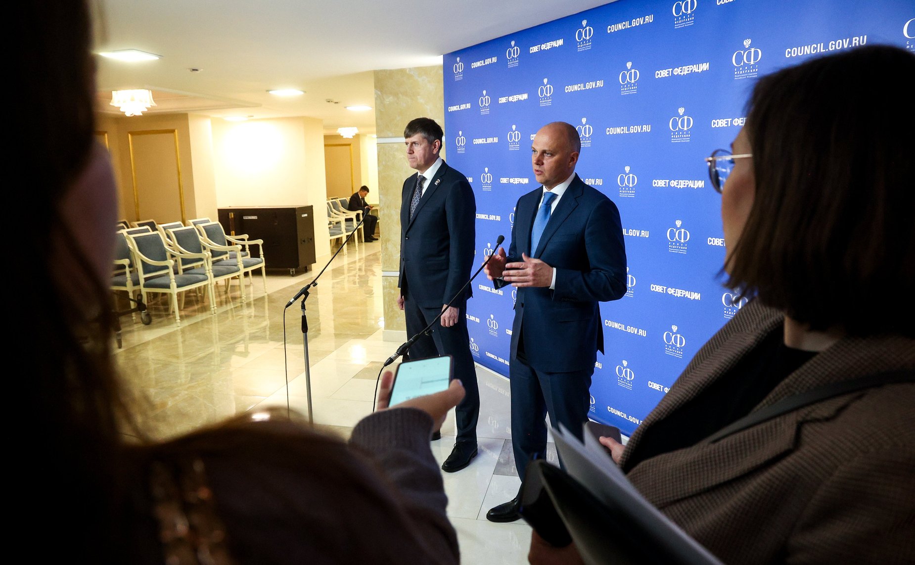 Пресс-подход руководителей Калининградской области