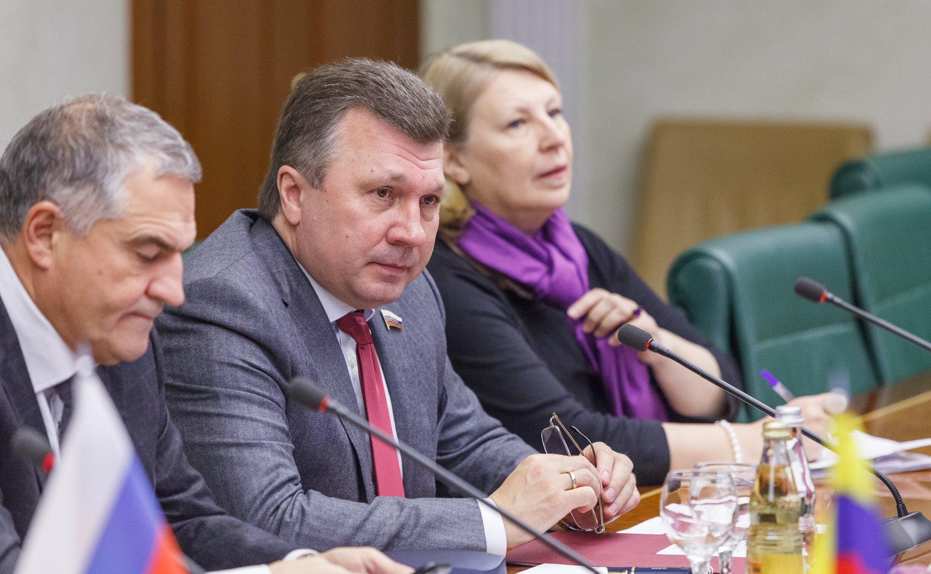 В. Васильев Встреча с председателем группы дружбы «Венесуэла – Россия» Национальной Ассамблеи Боливарианской Республики Венесуэла Саулем Ортегой