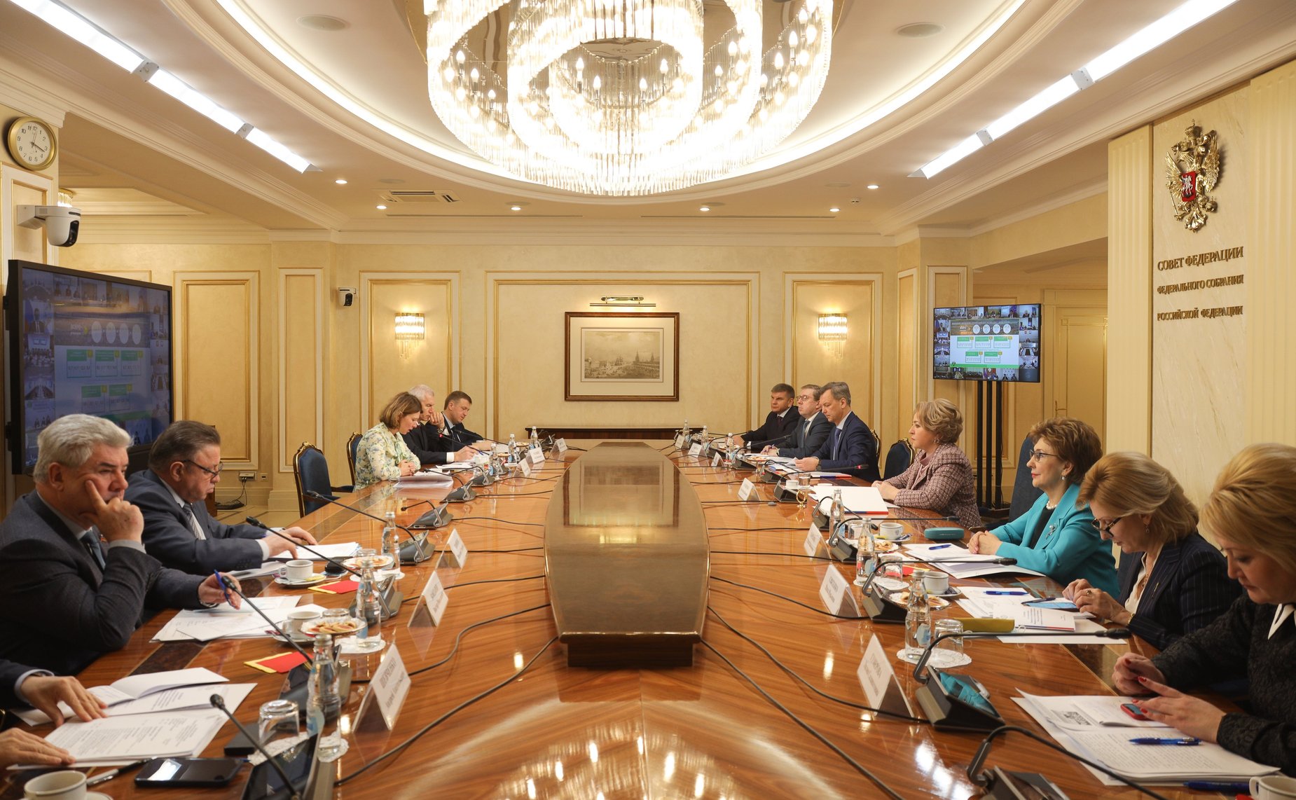 Встреча Председателя Совета Федерации Валентины Матвиенко с тружениками социальной сферы села