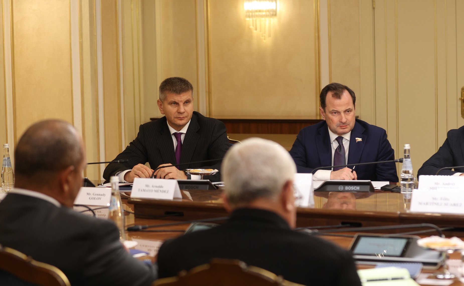 Встреча Председателя Совета Федерации Валентины Матвиенко с Председателем Национальной ассамблеи народной власти и Государственного Совета Республики Куба Эстебаном Ласо Эрнандесом