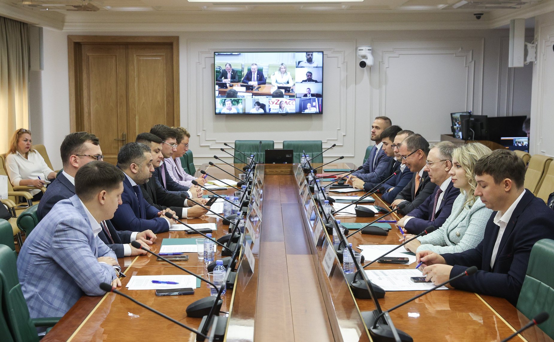 Заседание Совета Палаты молодых законодателей при Совете Федерации