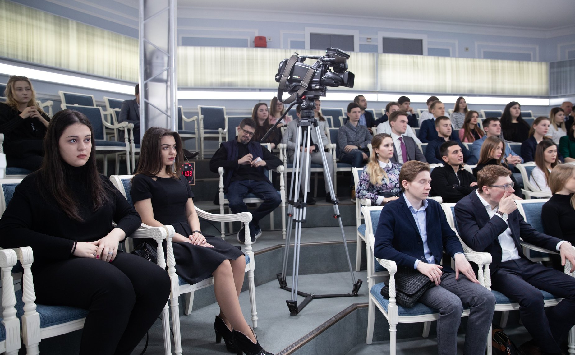 Встреча Н. Федорова со студентами Высшей школы государственного аудита МГУ имени М.В. Ломоносова