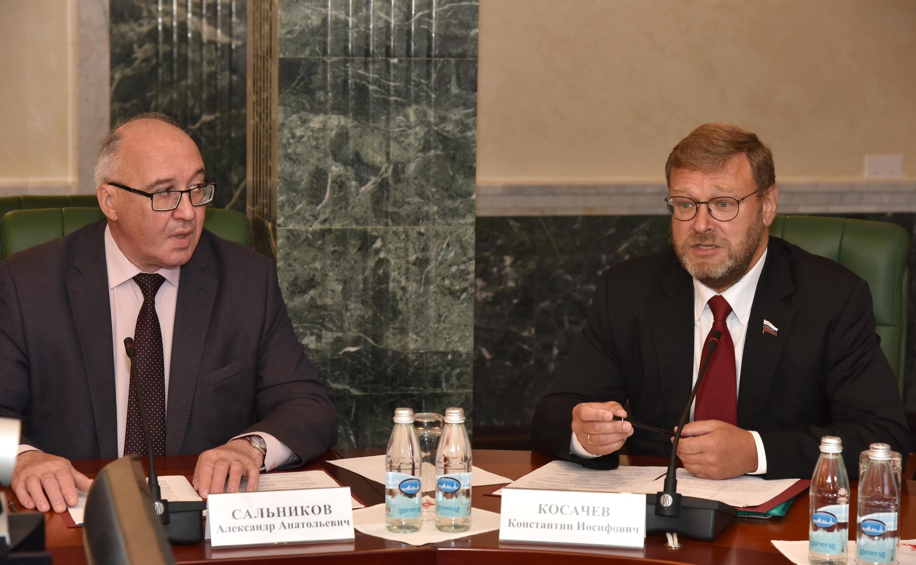 Константин Косачев принял участие в работе совещания по вопросам завершения строительства физкультурно-оздоровительного комплекса в поселке городского типа Приволжский Волжского района Республики Марий Эл и состояния газификации в регионе