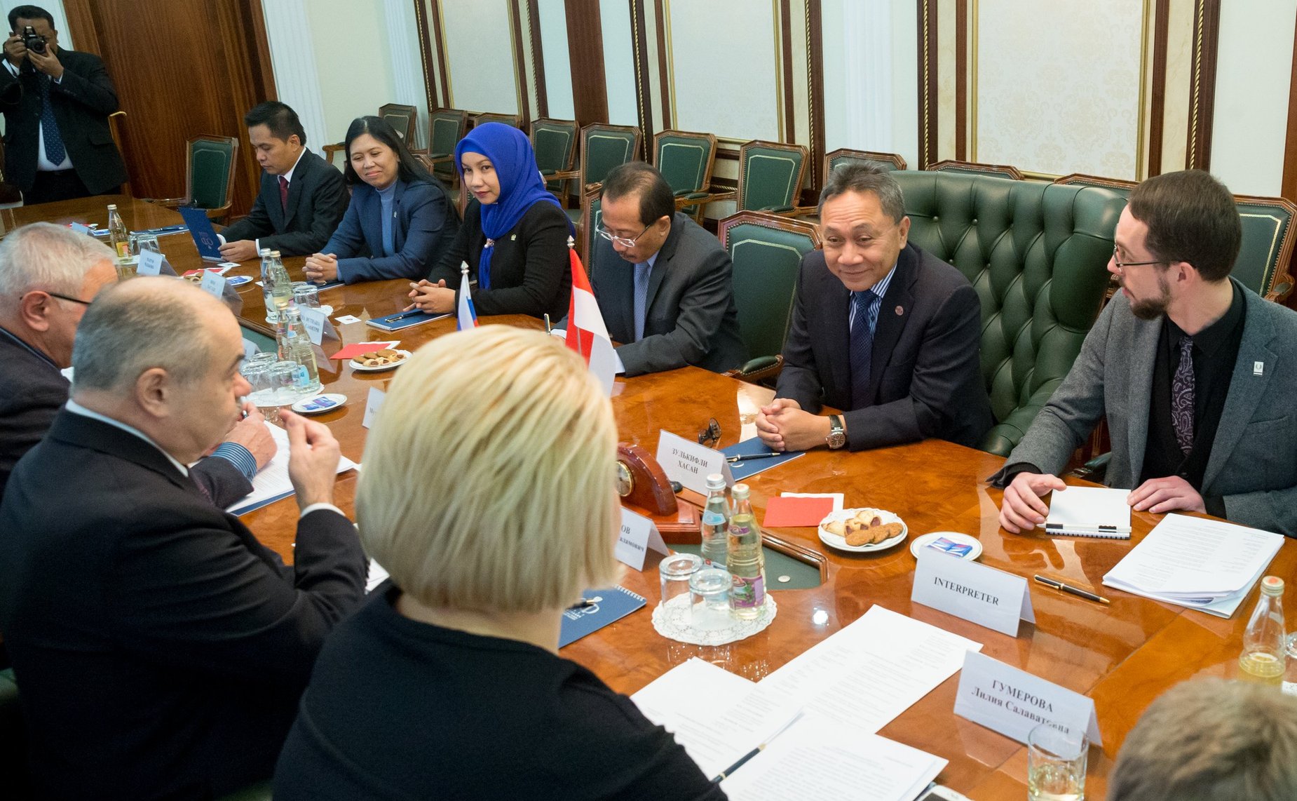 Встреча И. Умаханова с Председателем Народного консультативного конгресса Индонезии З. Хасаном