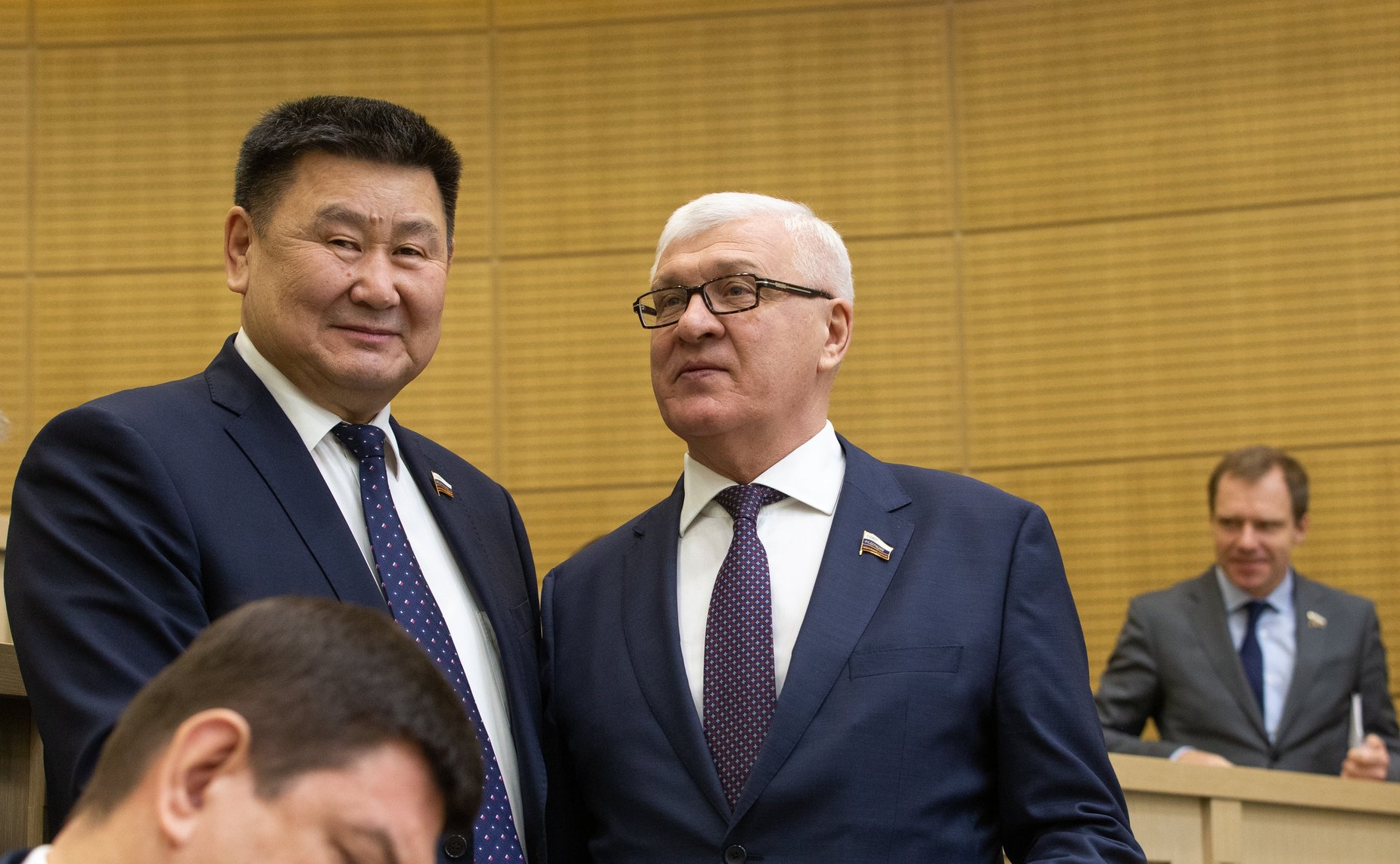 Вячеслав Мархаев и Сергей Брилка