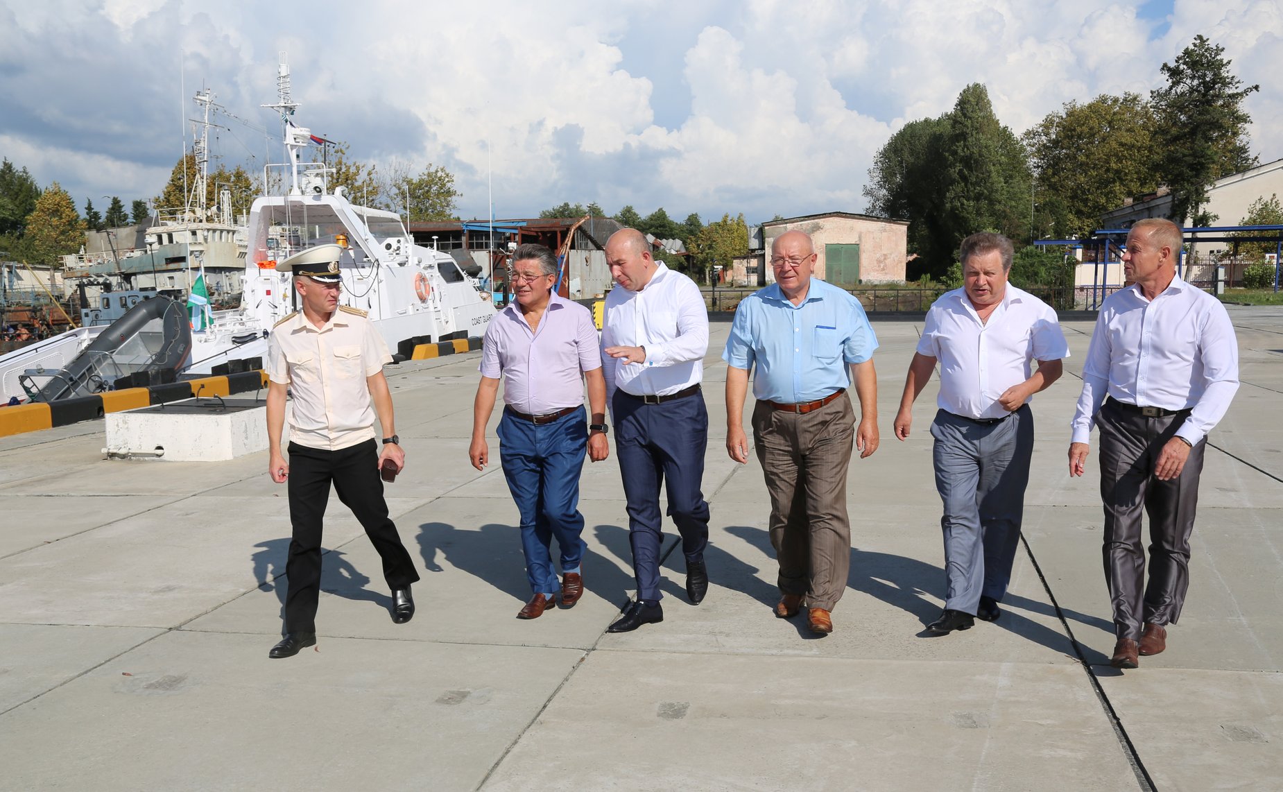 В ходе визита в Республику Абхазия делегация Совета Федерации посетила Пограничное управление ФСБ России