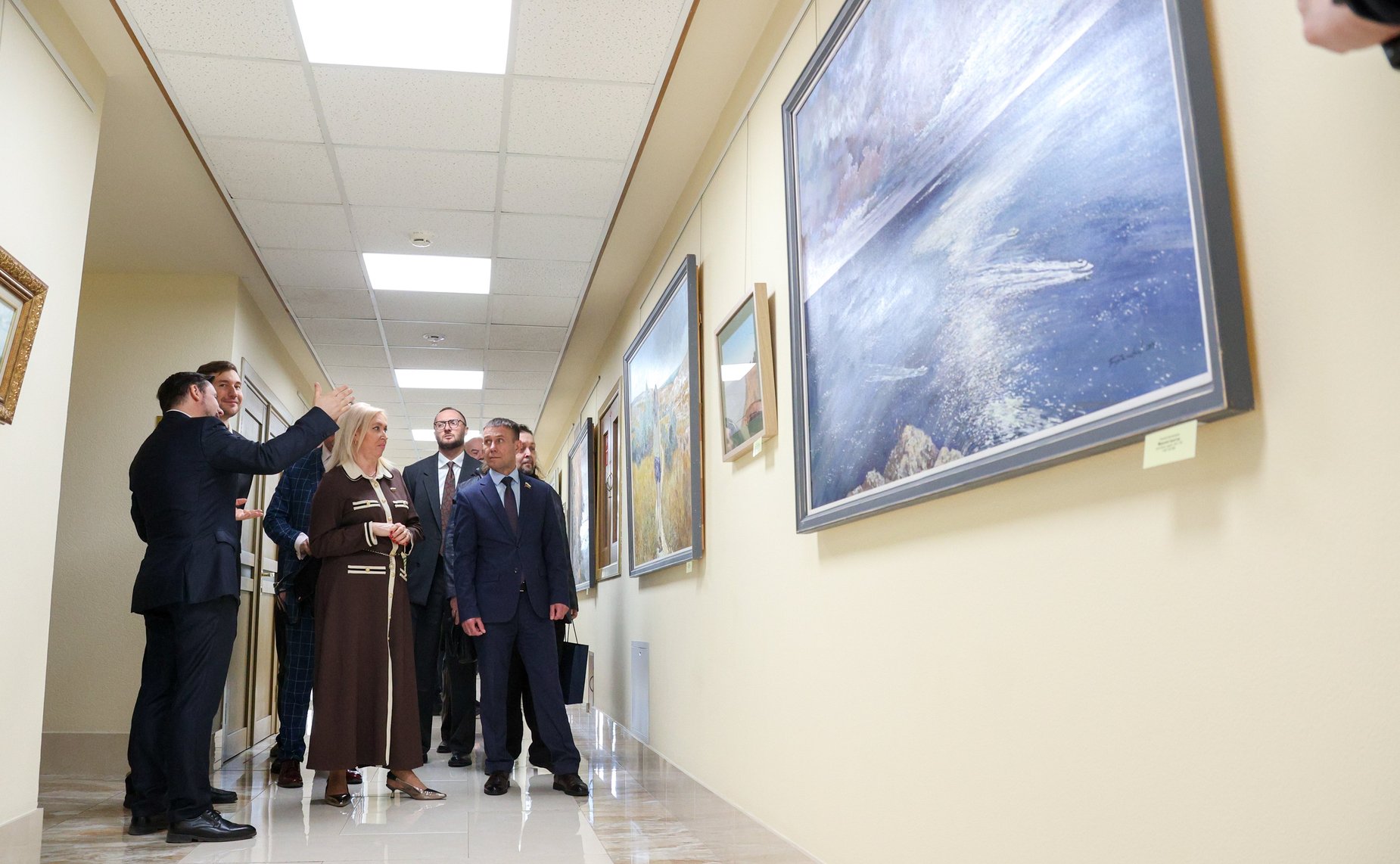 Церемония открытия выставки живописи А. Буртасенкова «Под Русским небом Крыма»