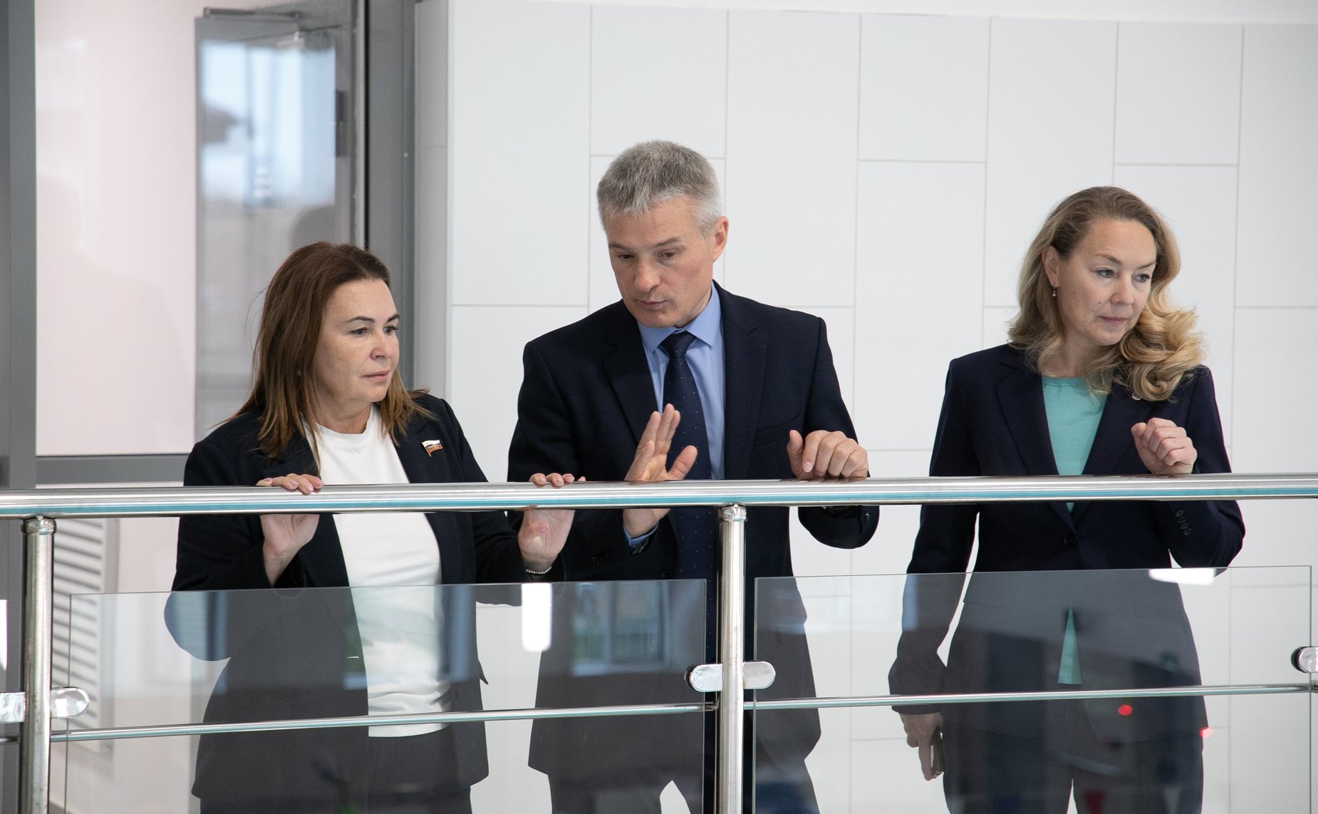 Сенаторы посетили Центр физкультурной и спортивной работы «Олимпия» Тюменского муниципального района