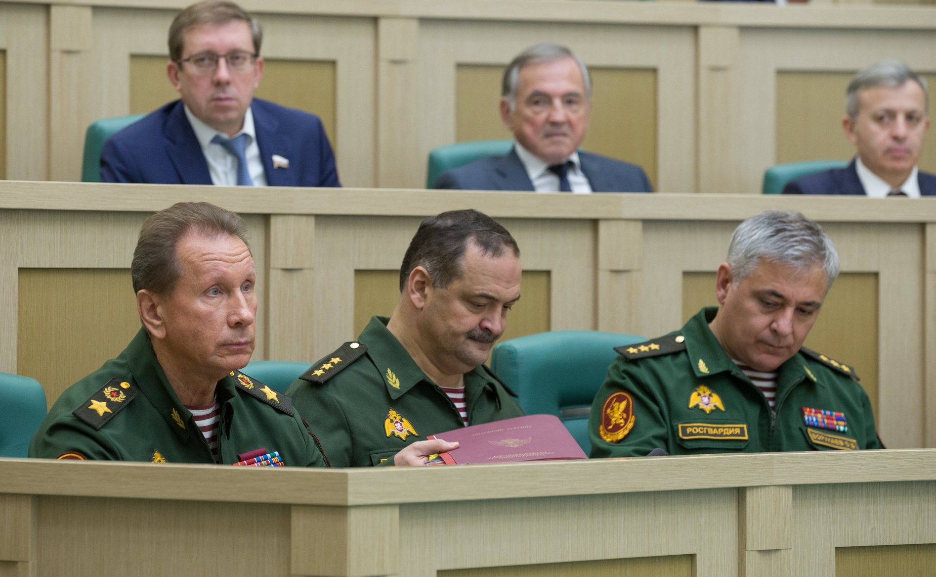 Руководство Росгвардии в Совете Федерации