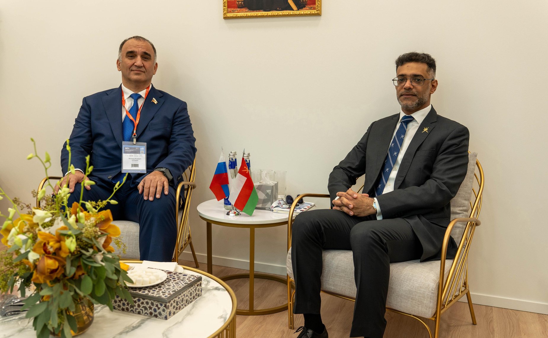 Мохмад Ахмадов обсудил с оманской делегацией во главе с заместителем Министра туризма и культурного наследия Султаната Оман Аззаном Кассимом Аль-Бусаиди перспективы сотрудничества в сфере туризма