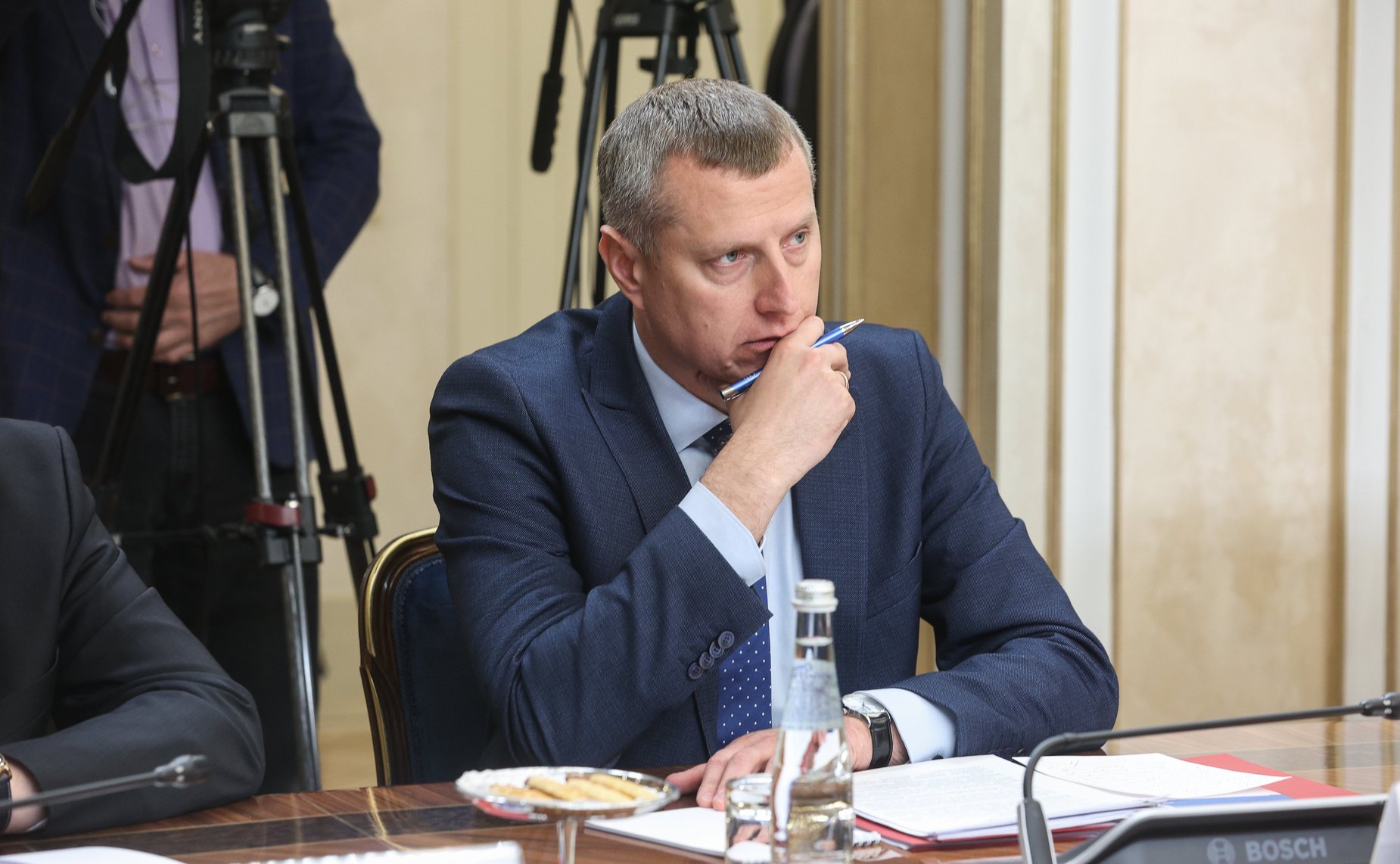 Валентина Матвиенко провела встречу с Министром иностранных дел Республики Беларусь Сергеем Алейником, который находится в России с официальным визитом
