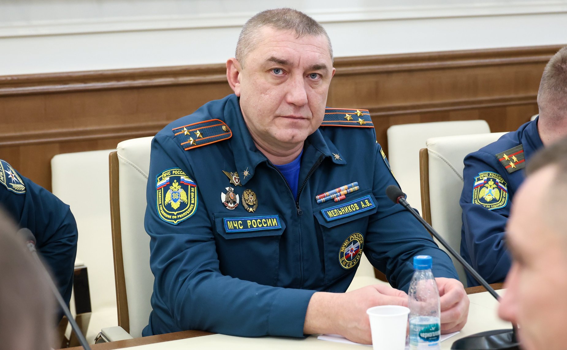 Встреча члена Комитета Совета Федерации по международным делам Алексея Кондратьева со слушателями Академии ГПС МЧС России