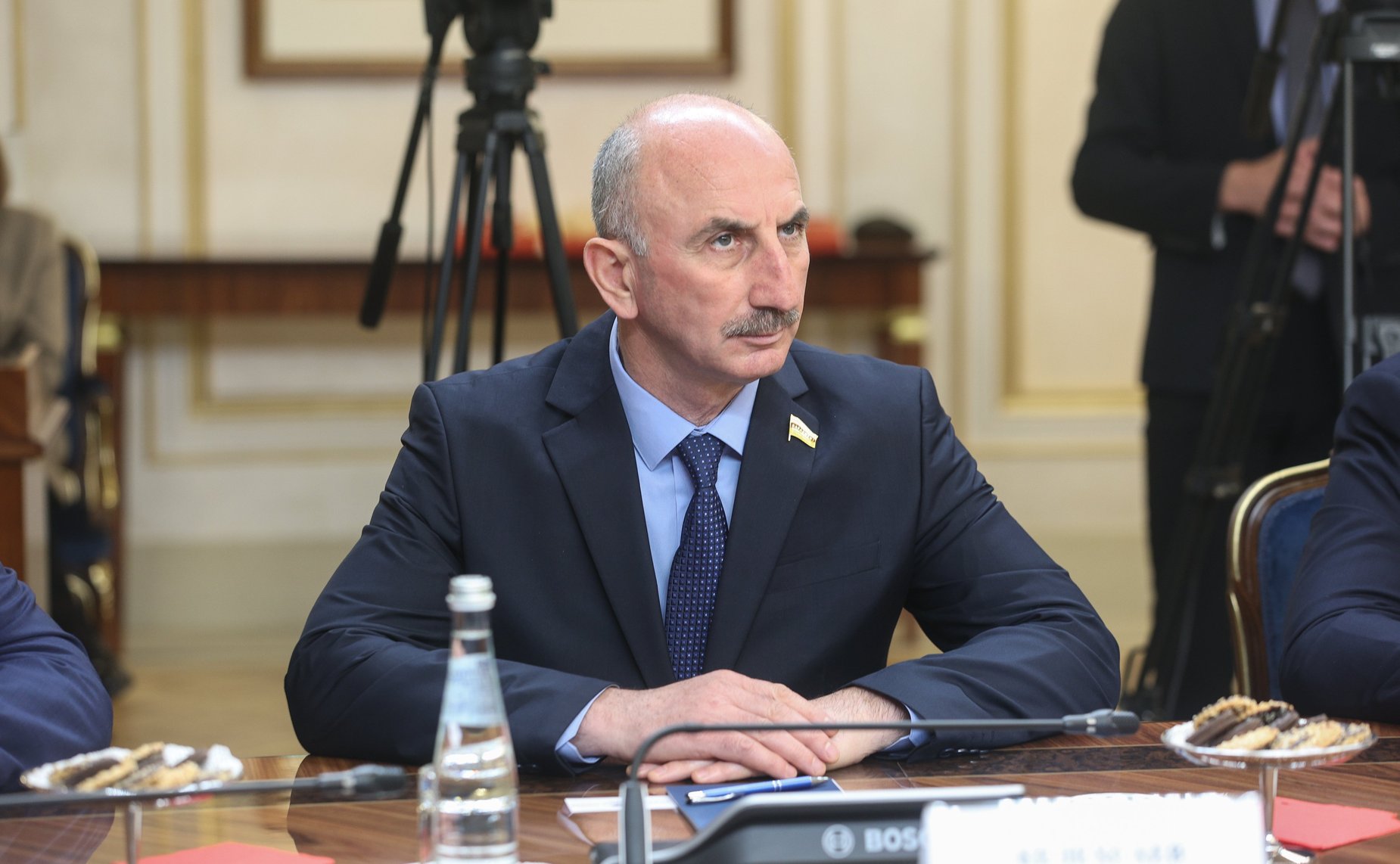 Встреча Председателя СФ Валентины Матвиенко с Председателем Парламента Республики Южная Осетия Аланом Алборовым