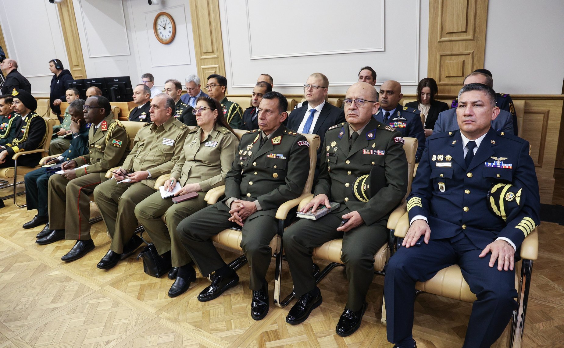 Брифинг для военных атташе иностранных государств, аккредитованных в Российской Федерации