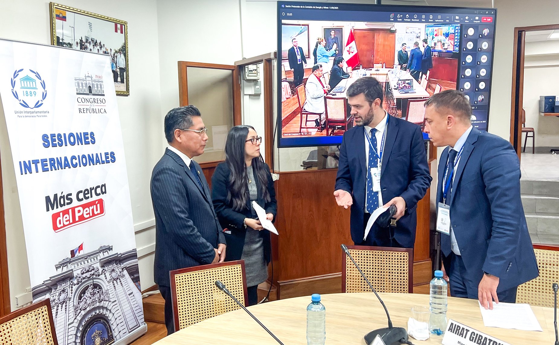 Айрат Гибатдинов и Наталья Кувшинова приняли участие в заседаниях парламентских комиссий в рамках 11-й Всемирной конференции молодых парламентариев МПС