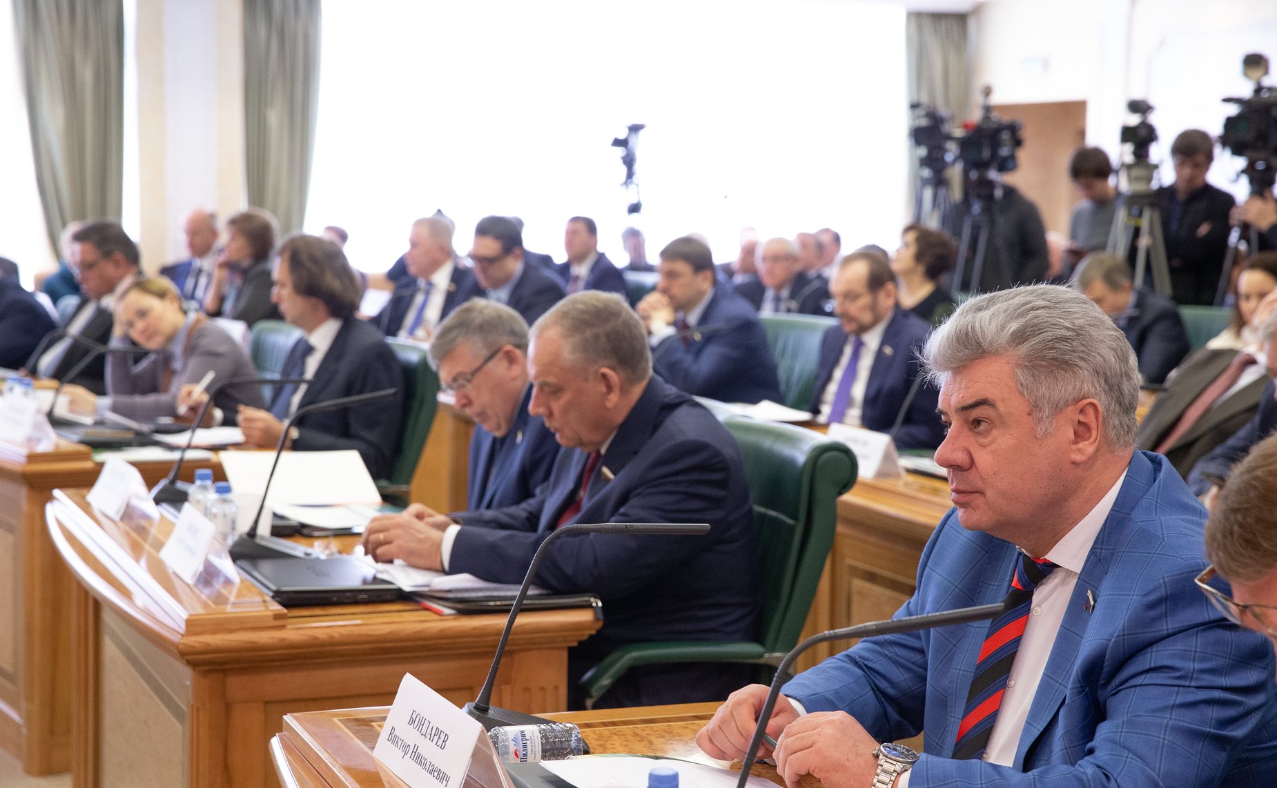 Встреча членов Совета Федерации с Министром природных ресурсов и экологии Д. Кобылкиным