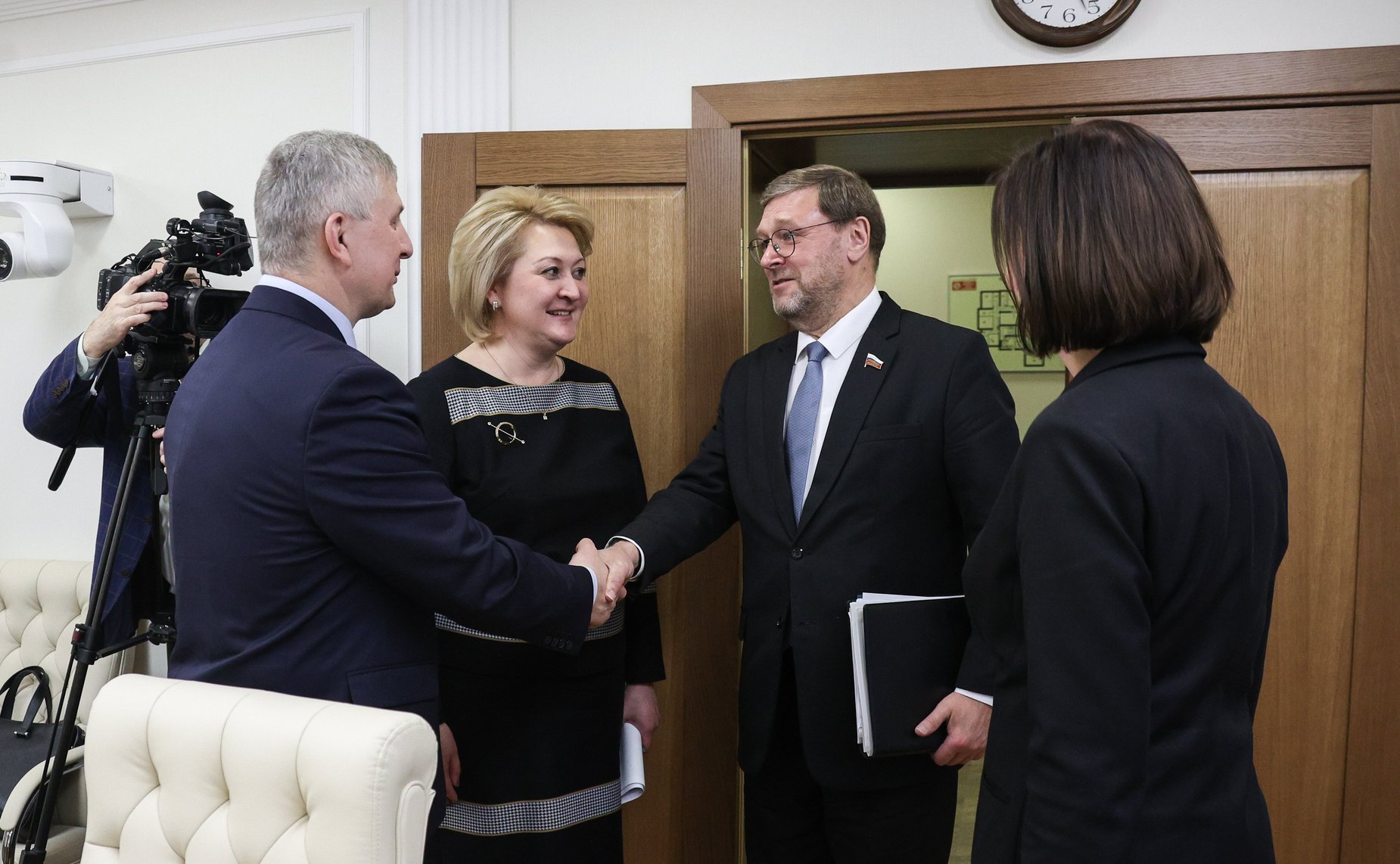 Константин Косачев провел встречу с заместителем Председателя Совета Республики Национального собрания Республики Беларусь Валерием Бельским