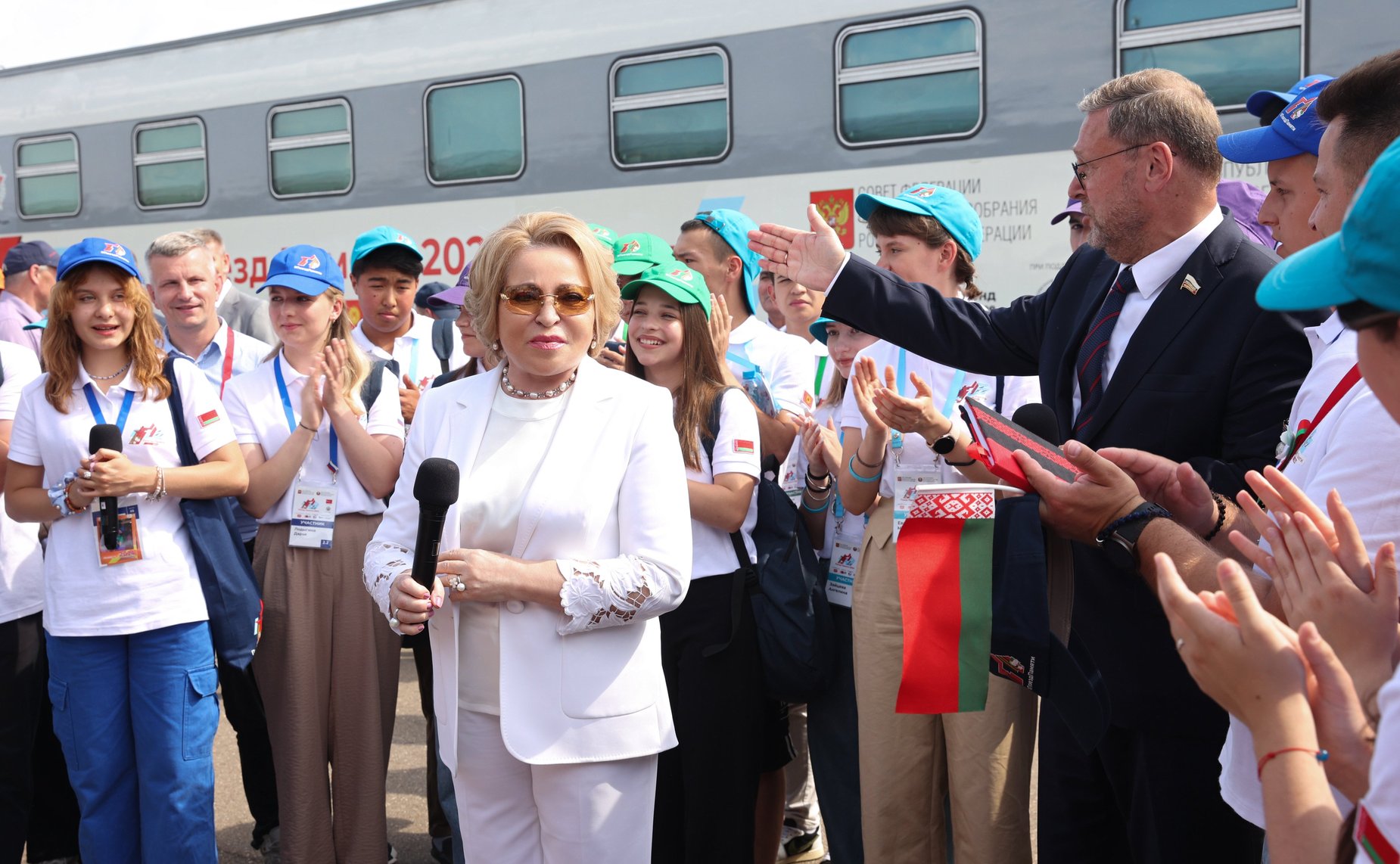 Валентина Матвиенко встретилась с участниками культурно-образовательного проекта «Поезд Памяти»