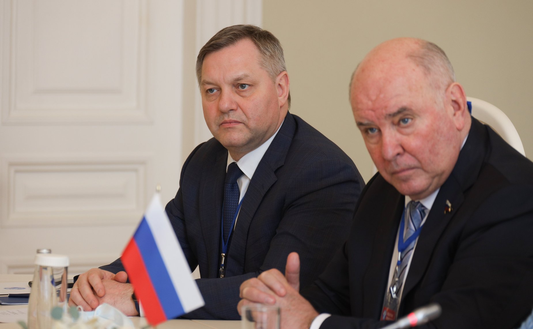 Встреча Председателя Совета МПА СНГ, Председателя СФ Валентины Матвиенко с Председателем Сената Парламента Республики Казахстан Мауленом Ашимбаевым