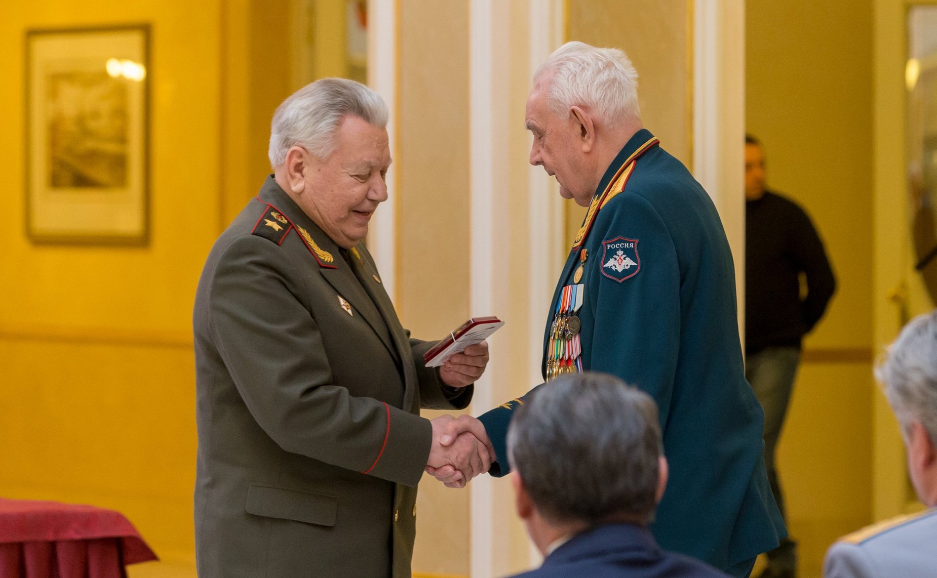 Открытие совместного торжественного заседания Комитета СФ по обороне и безопасности и Клуба военачальников Российской Федерации, посвященного 100-летию со дня создания Красной Армии