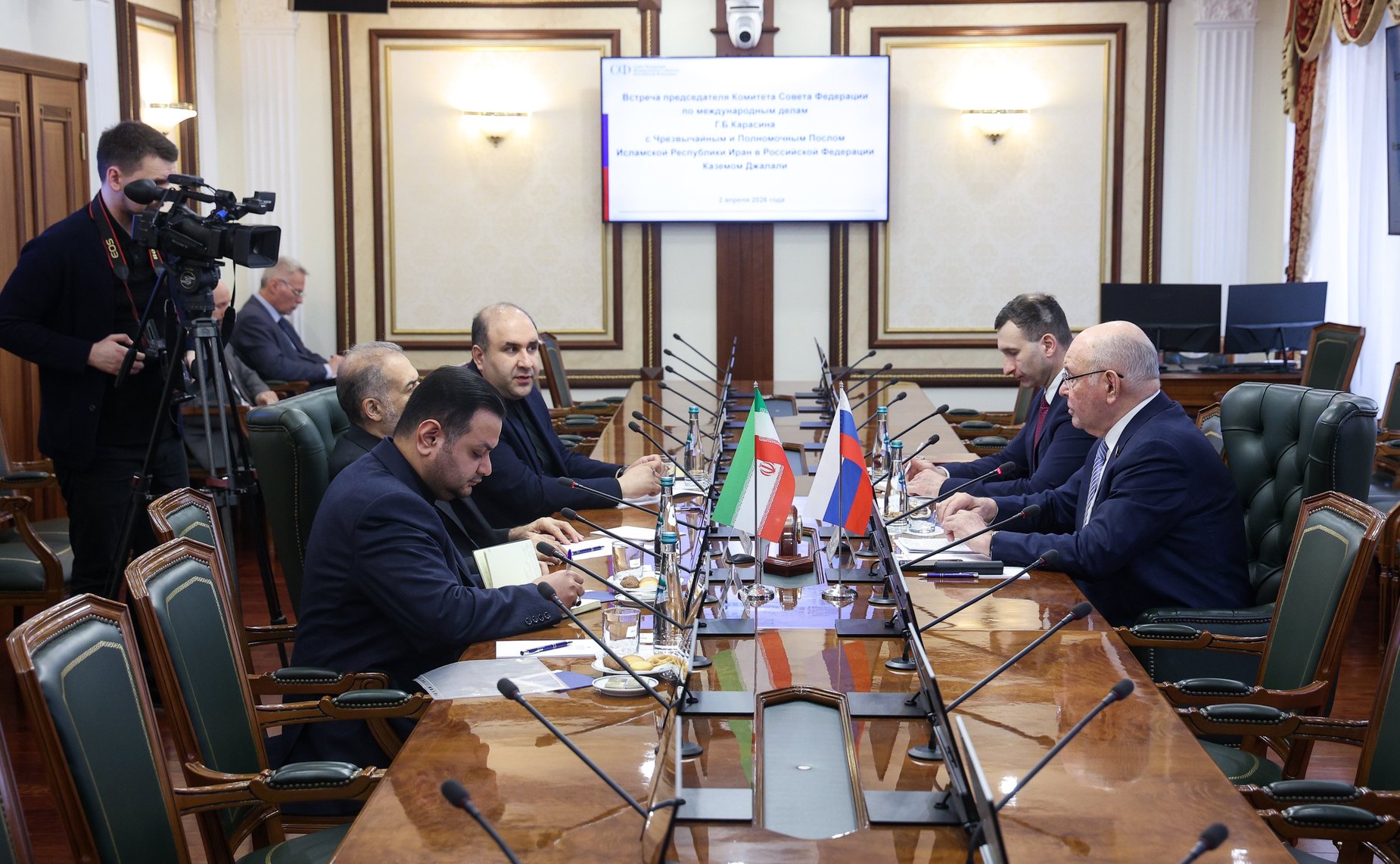 Встреча Григория Карасина с Чрезвычайным и Полномочным Послом Исламской Республики Иран в Российской Федерации