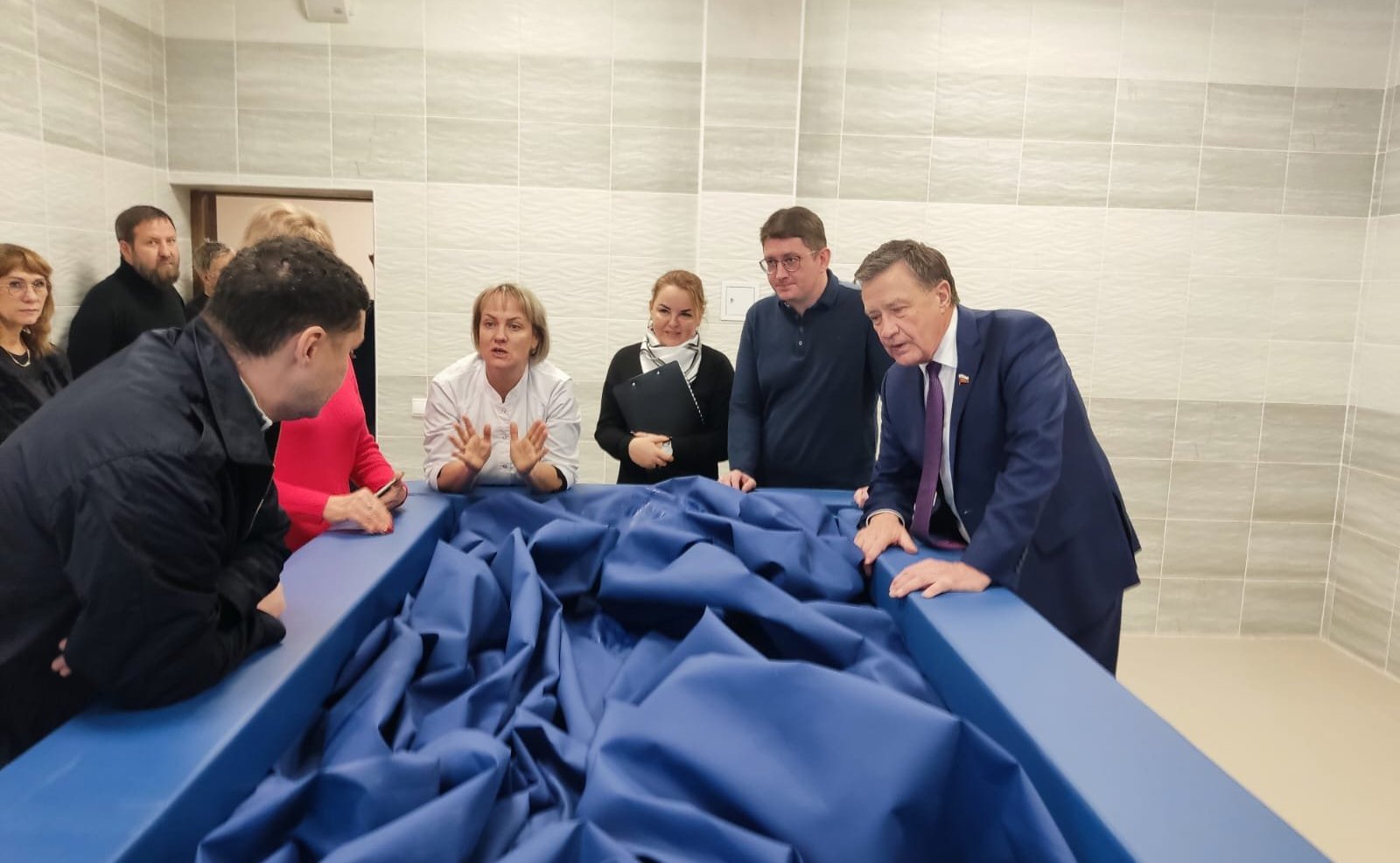 Сергей Рябухин посетил Ульяновский областной социально-реабилитационный центр им. Е.М. Чучкалова, где в ближайшее время намечено открытие профилактория для оказания медицинских услуг участникам СВО