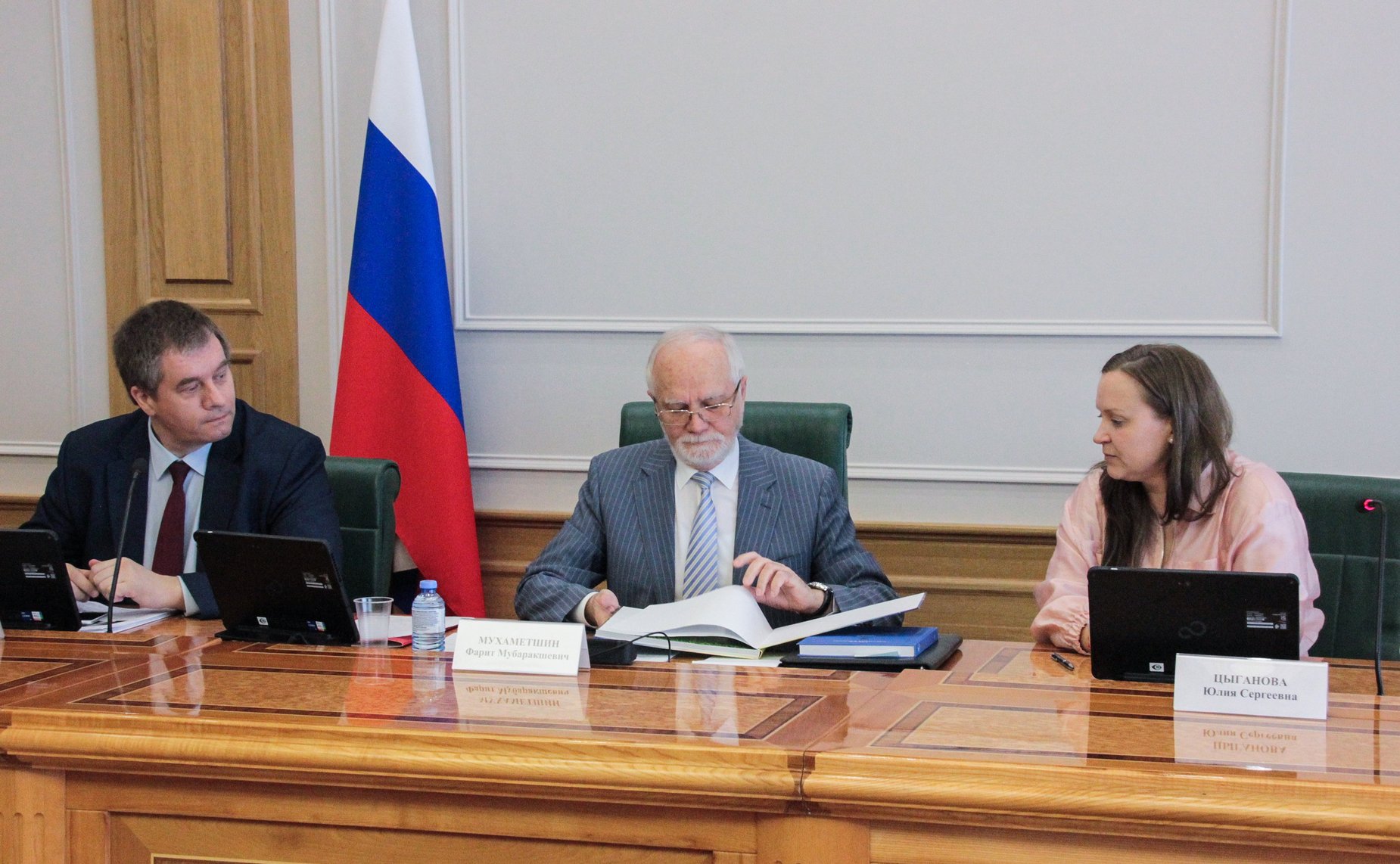 Встреча заместителя председателя Комитета СФ по международным делам Фарита Мухаметшина с детьми-победителями международного проекта «Территория успеха: Пегас»