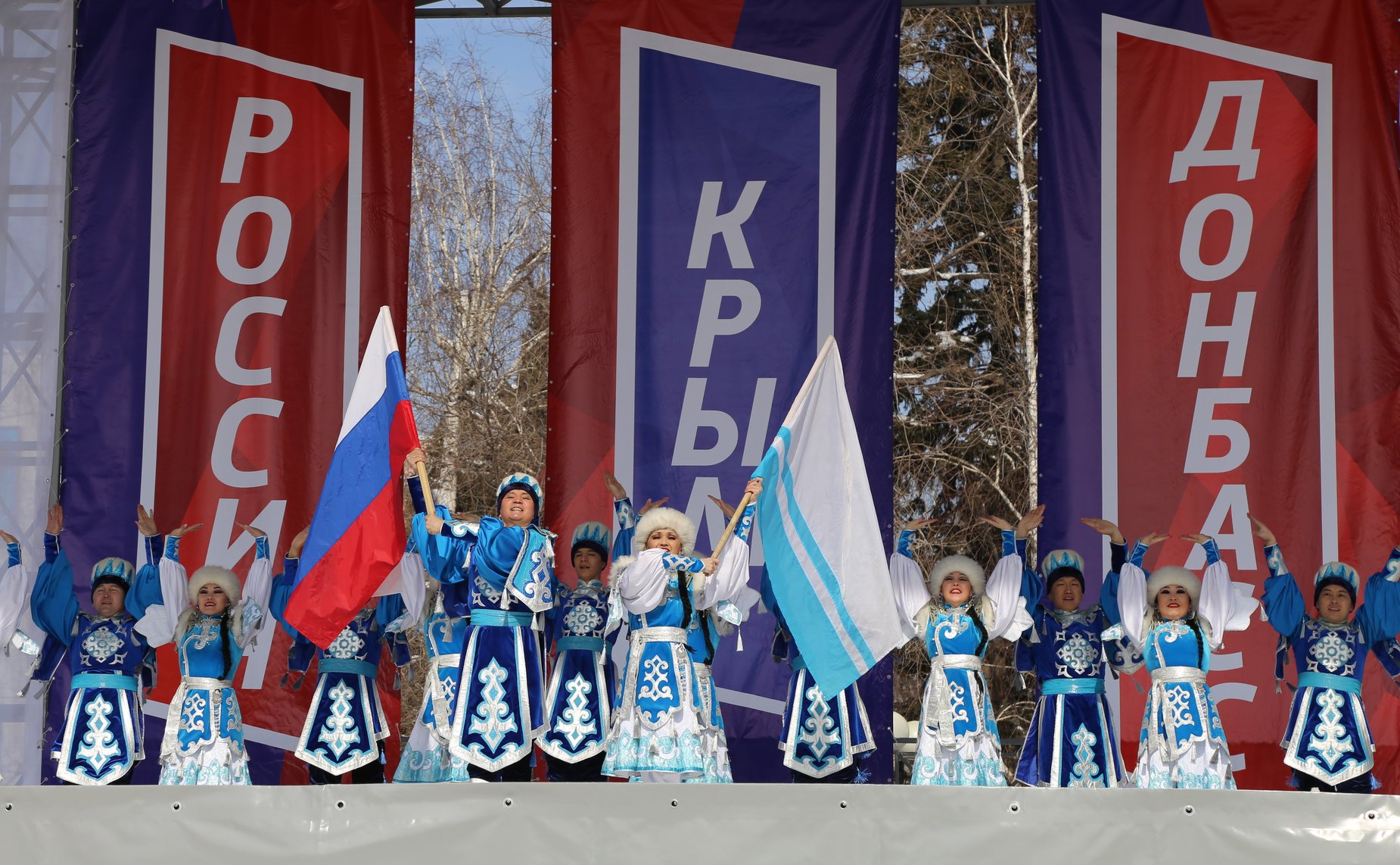 Татьяна Гигель приняла участие в митинге-концерте «Россия. Крым. Донбасс»