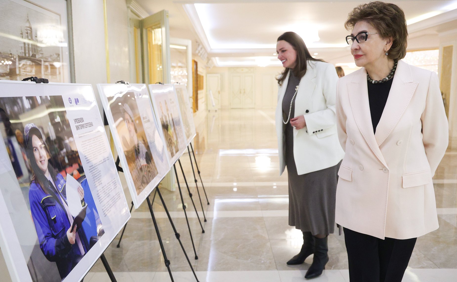 В Совете Федерации открылась выставка «Женские лица российской атомной промышленности»