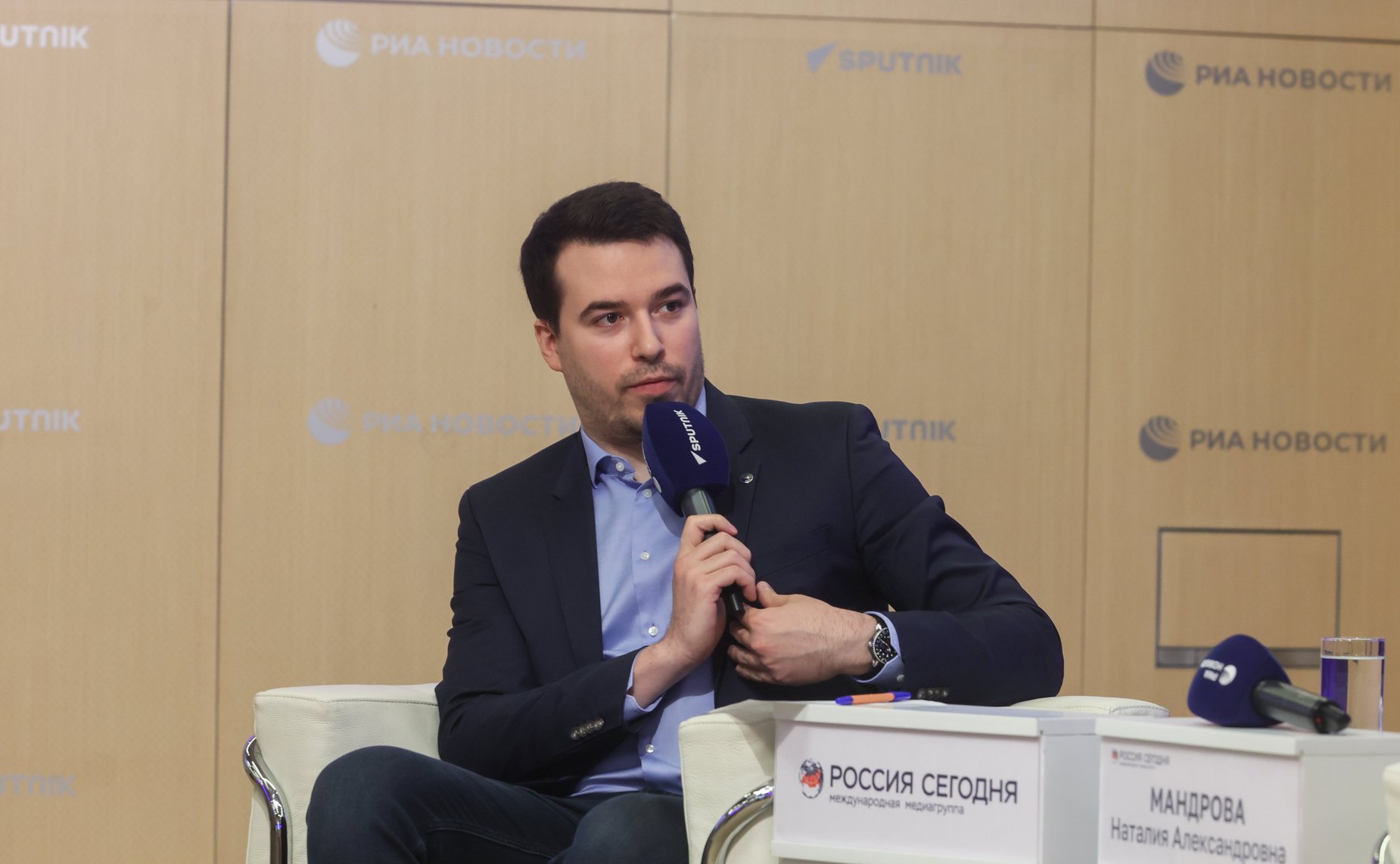 Константин Косачев провёл пресс-конференцию, приуроченную к старту культурно-образовательного проекта «Поезд Памяти»