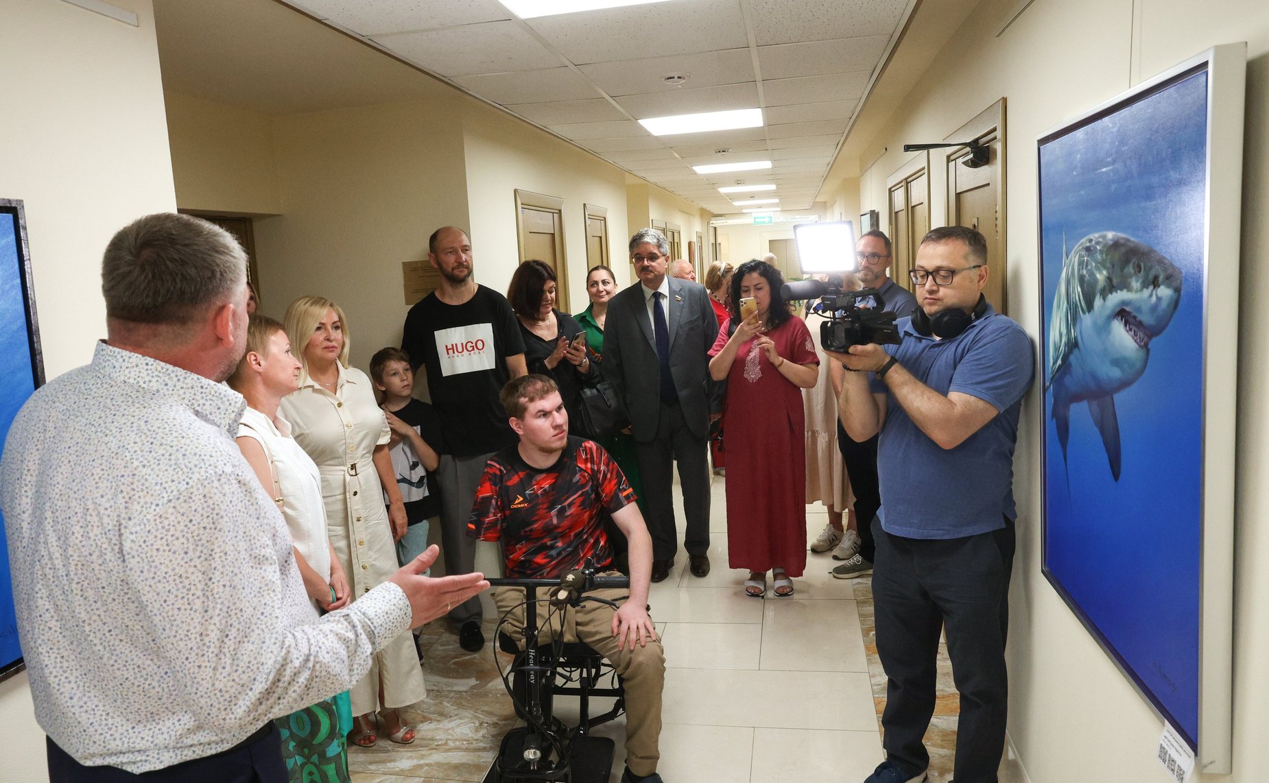 Открытие в Совете Федерации выставки творческих работ президента Международного союза художников-анималистов Сергея Ильинского-Акулова