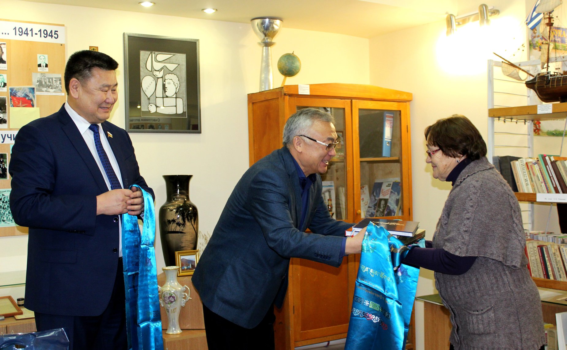 Баир Жамсуев и Вячеслав Мархаев посетили Северную Осетию