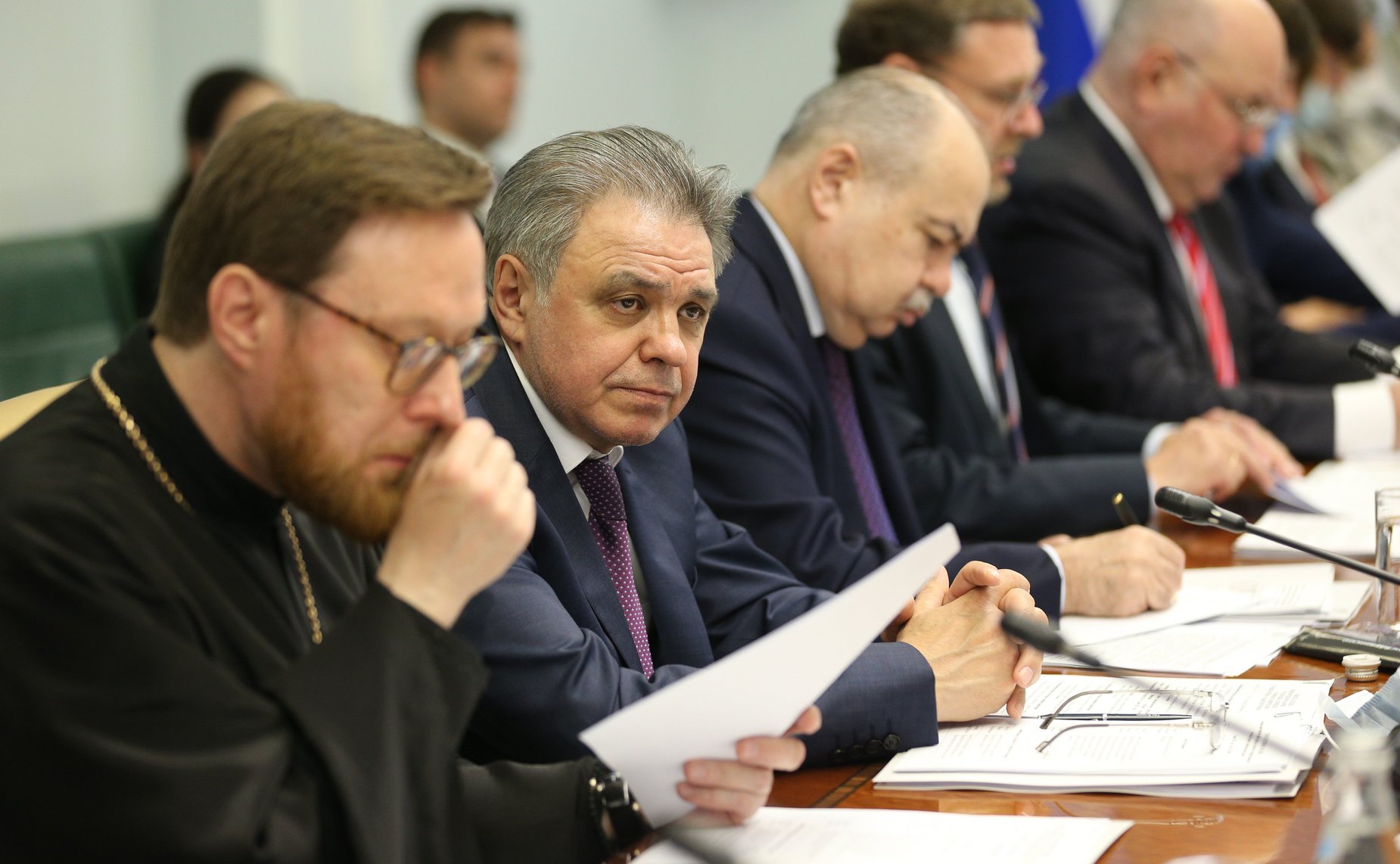 Заседание межведомственной рабочей группы про подготовке и проведению Всемирной конференции по межкультурному и межрелигиозному диалогу