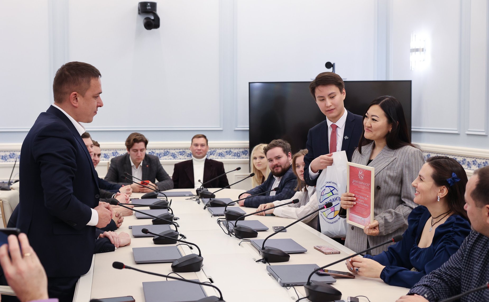 Встреча сенаторов Российской Федерации с кураторами всероссийского конкурса детского и юношеского творчества «Земля Талантов»