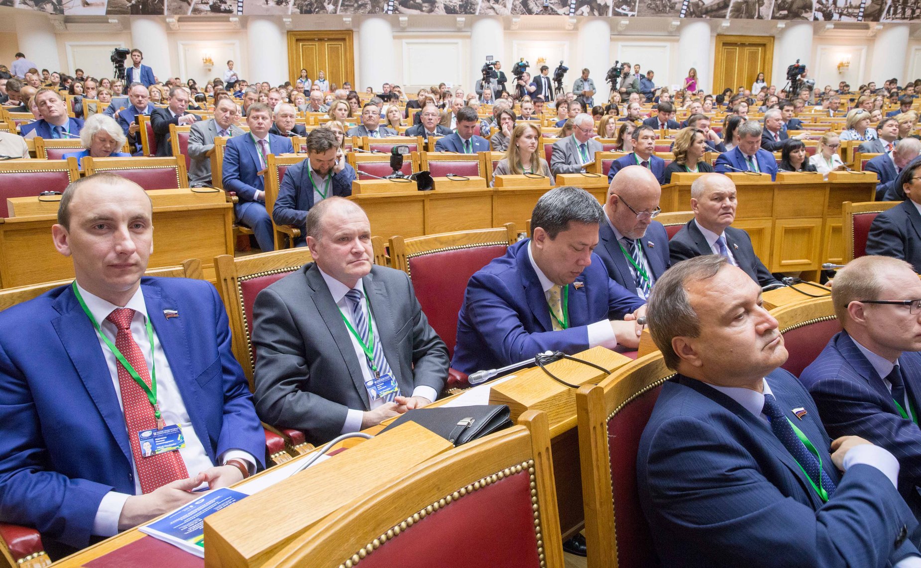 Пленарное заседание VII Невского международного экологического форума Марченко, Чернышев, Полетаев